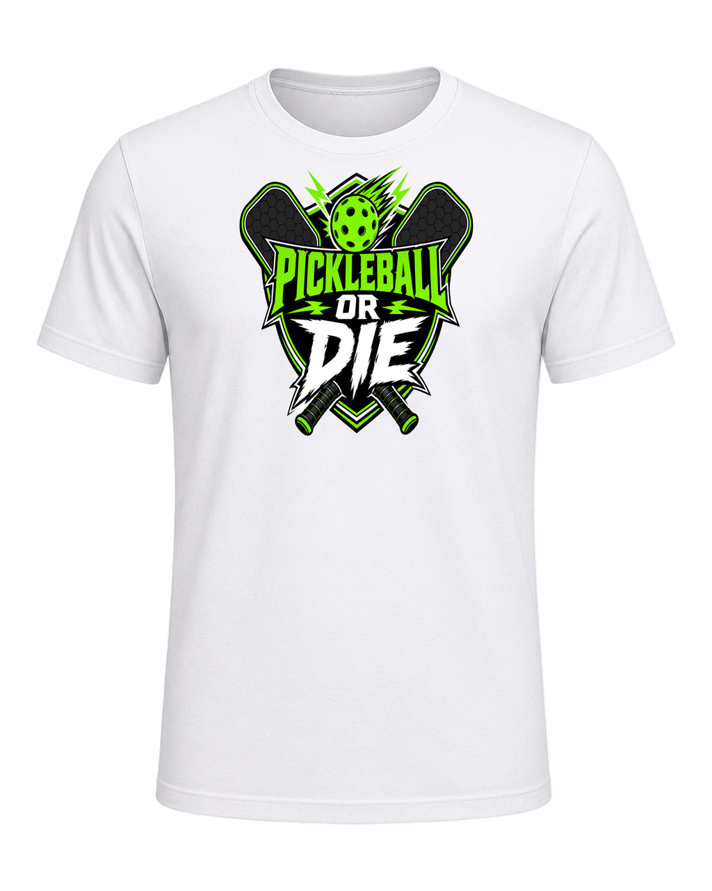 Pickleball Player — White