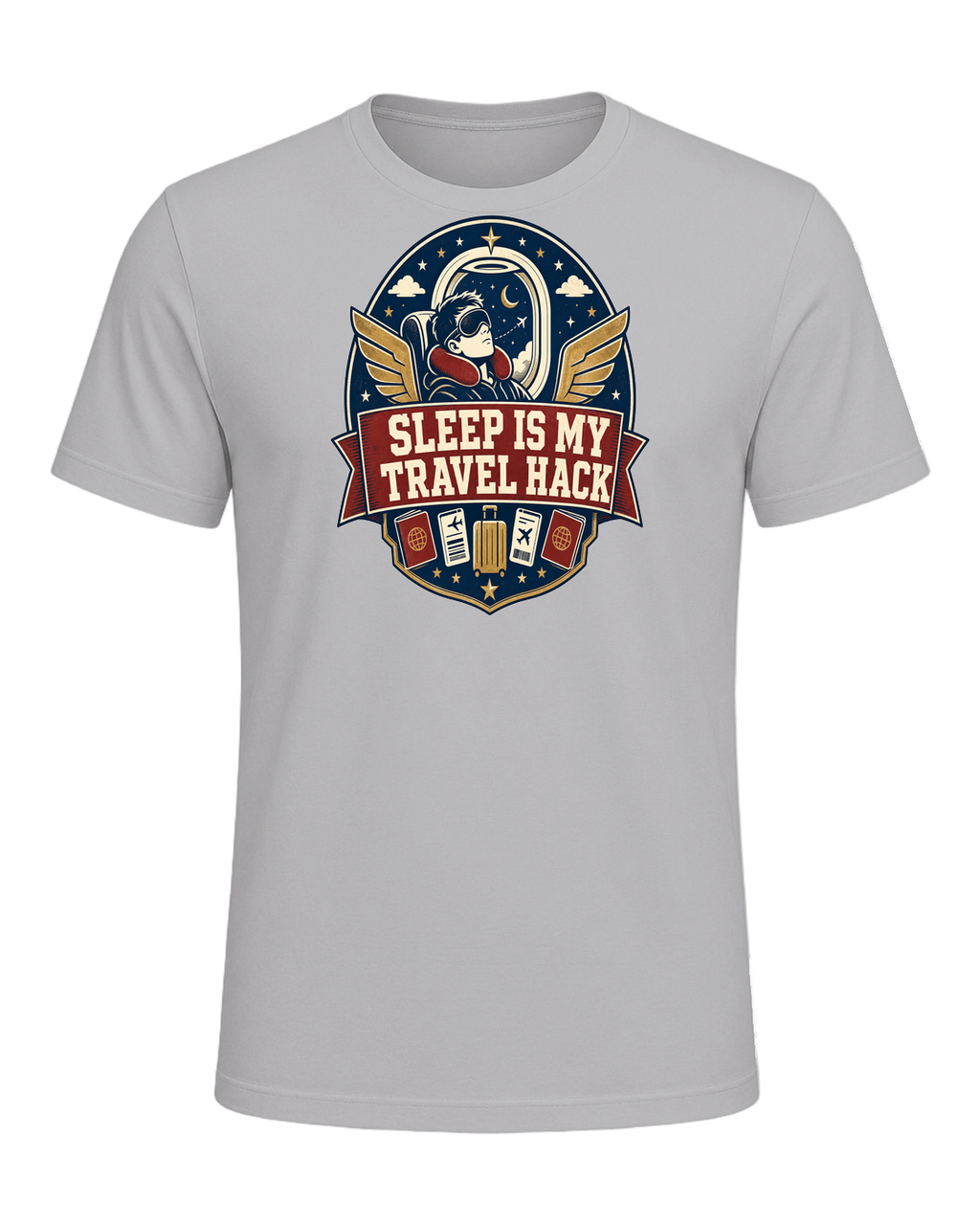 SLEEP IS MY TRAVEL HACK — Athletic Heather