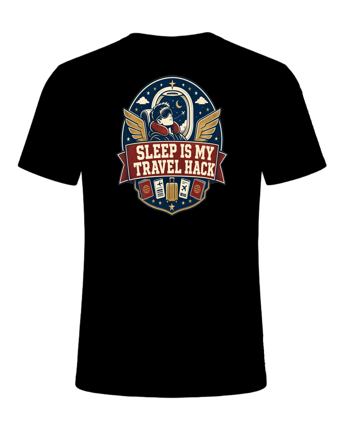 SLEEP IS MY TRAVEL HACK — Black