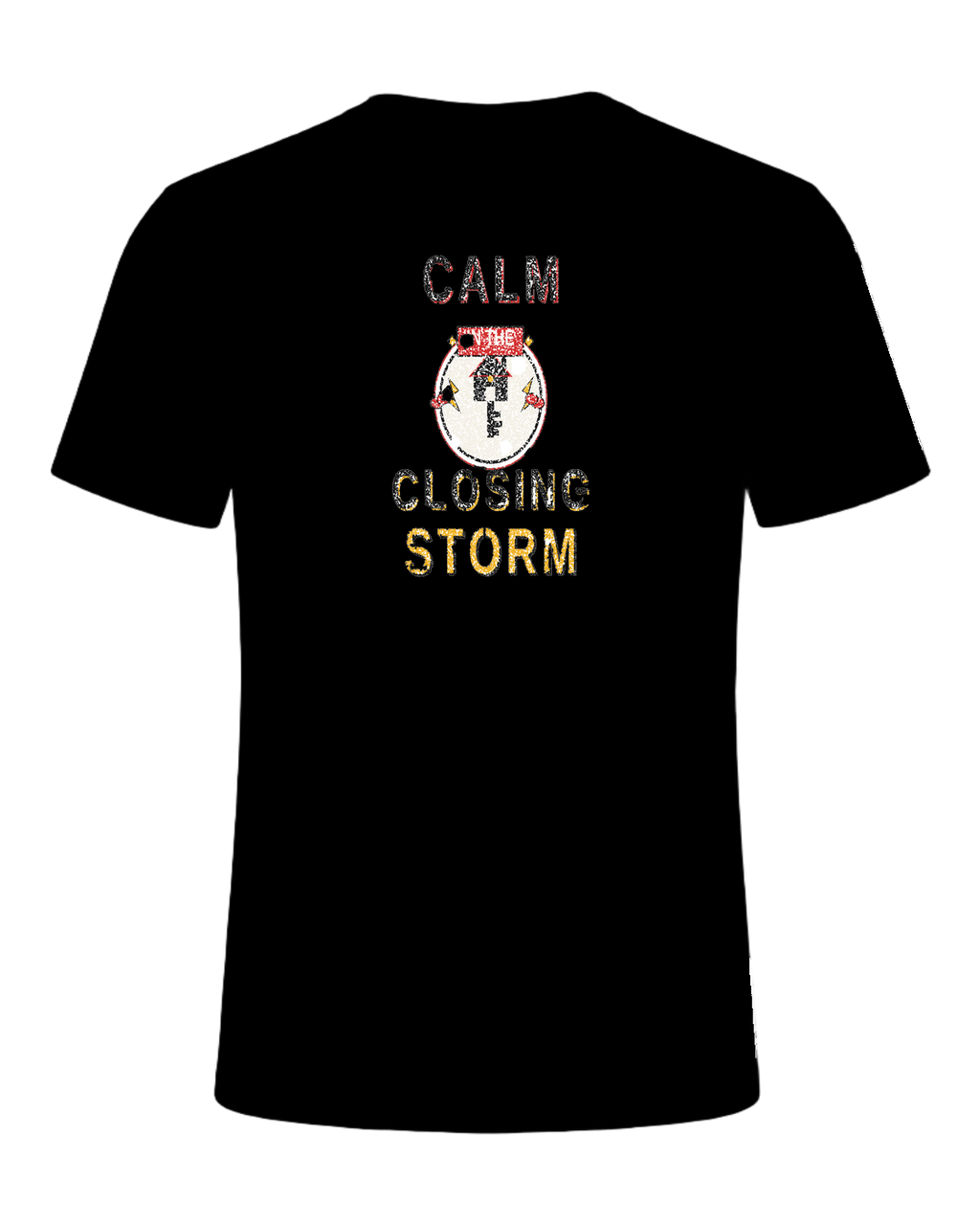 CALM IN THE CLOSING STORM — Black