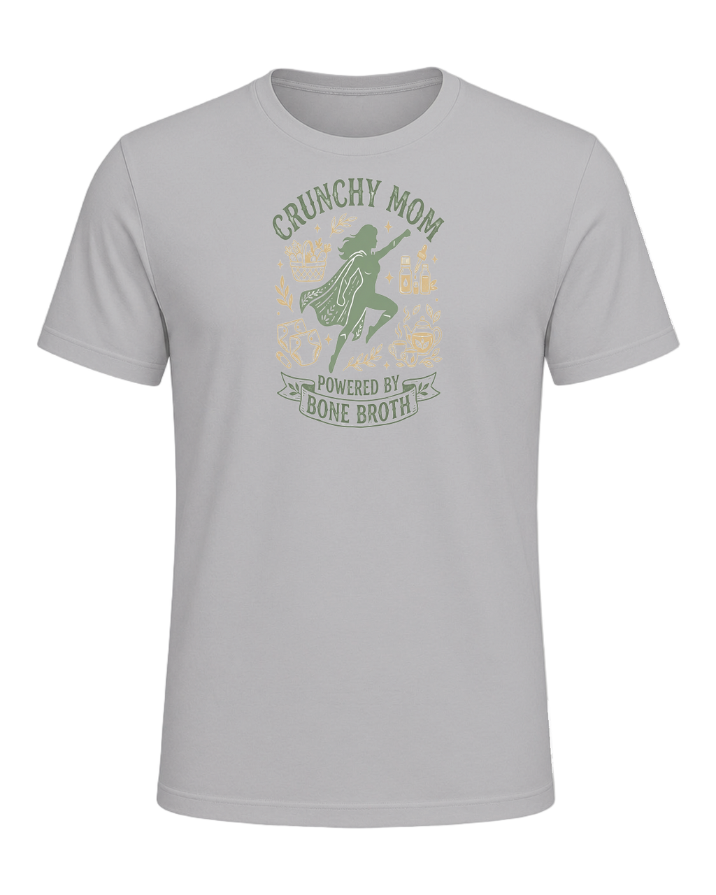 Crunchy Mom — Athletic Heather