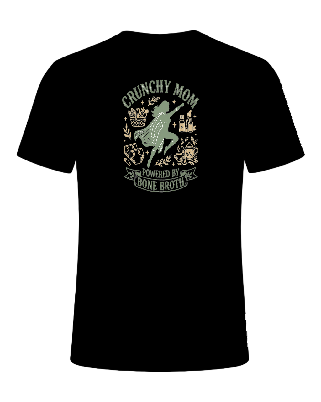 Crunchy Mom — Black