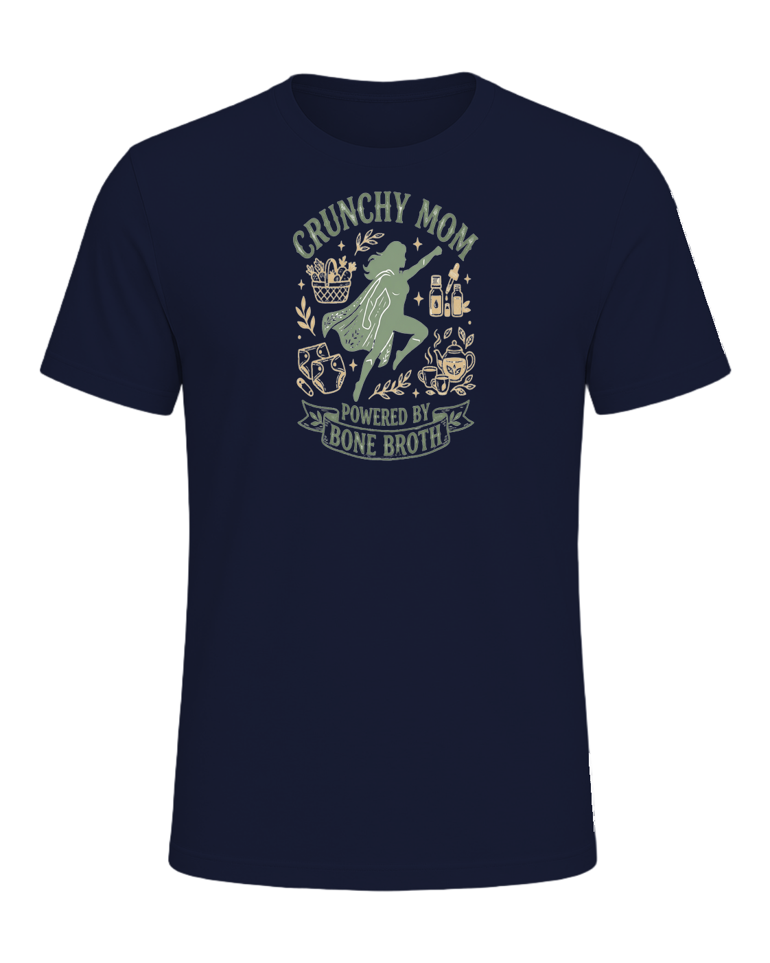 Crunchy Mom — Navy