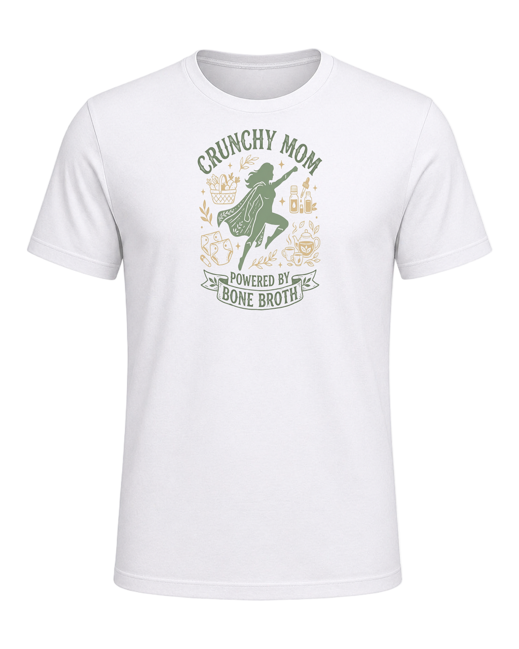 Crunchy Mom — White