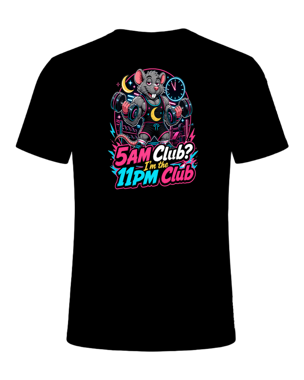 Gym Rat Night Owl — Black