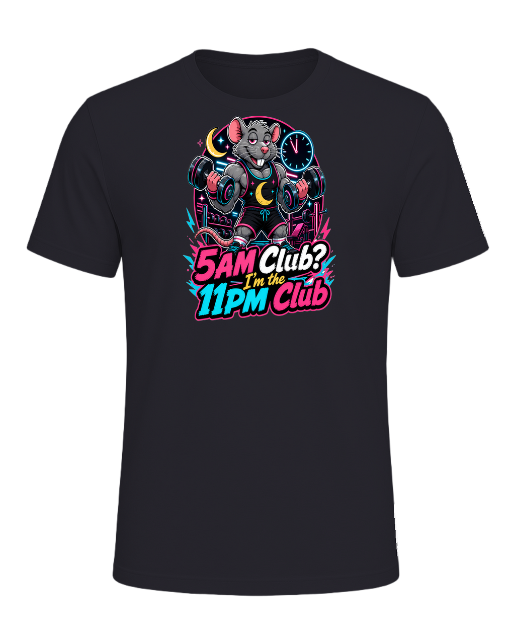 Gym Rat Night Owl — Dark Grey