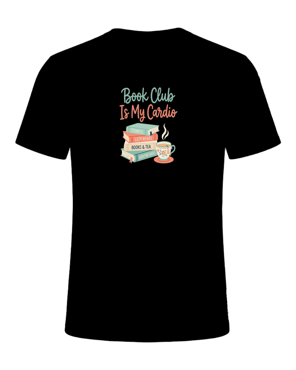 Book Club Is My Cardio — Black