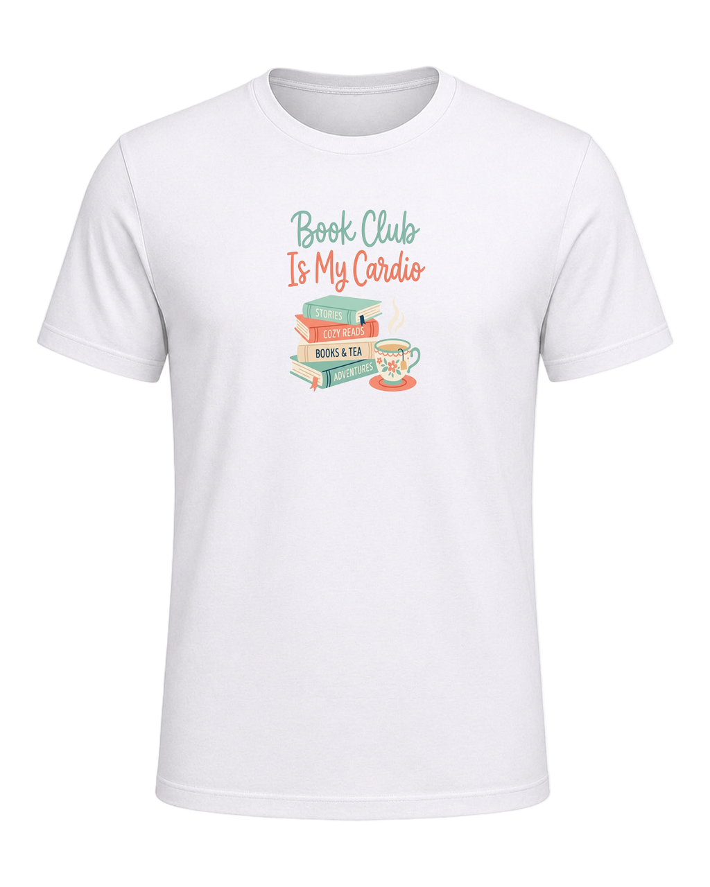 Book Club Is My Cardio — White