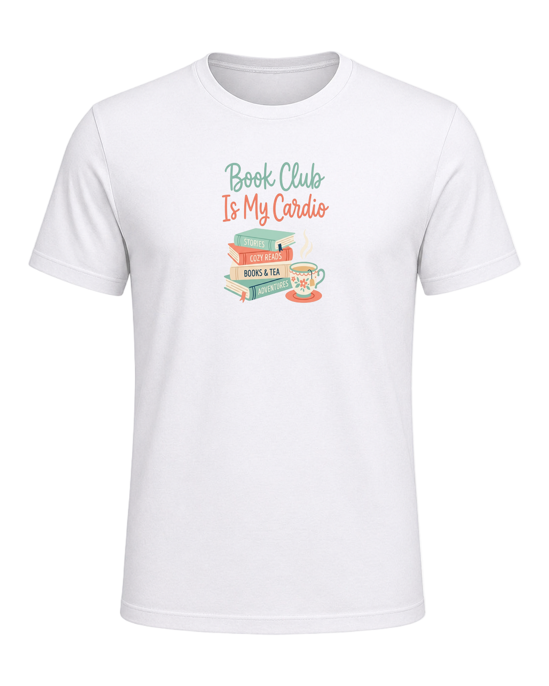 Book Club Is My Cardio — White