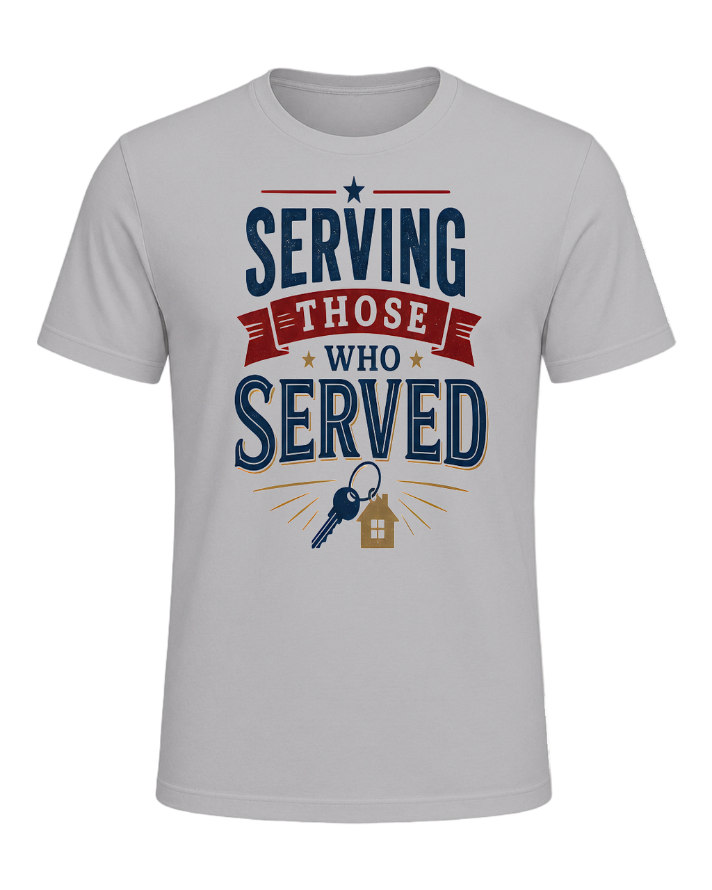 SERVING THOSE WHO SERVED — Athletic Heather