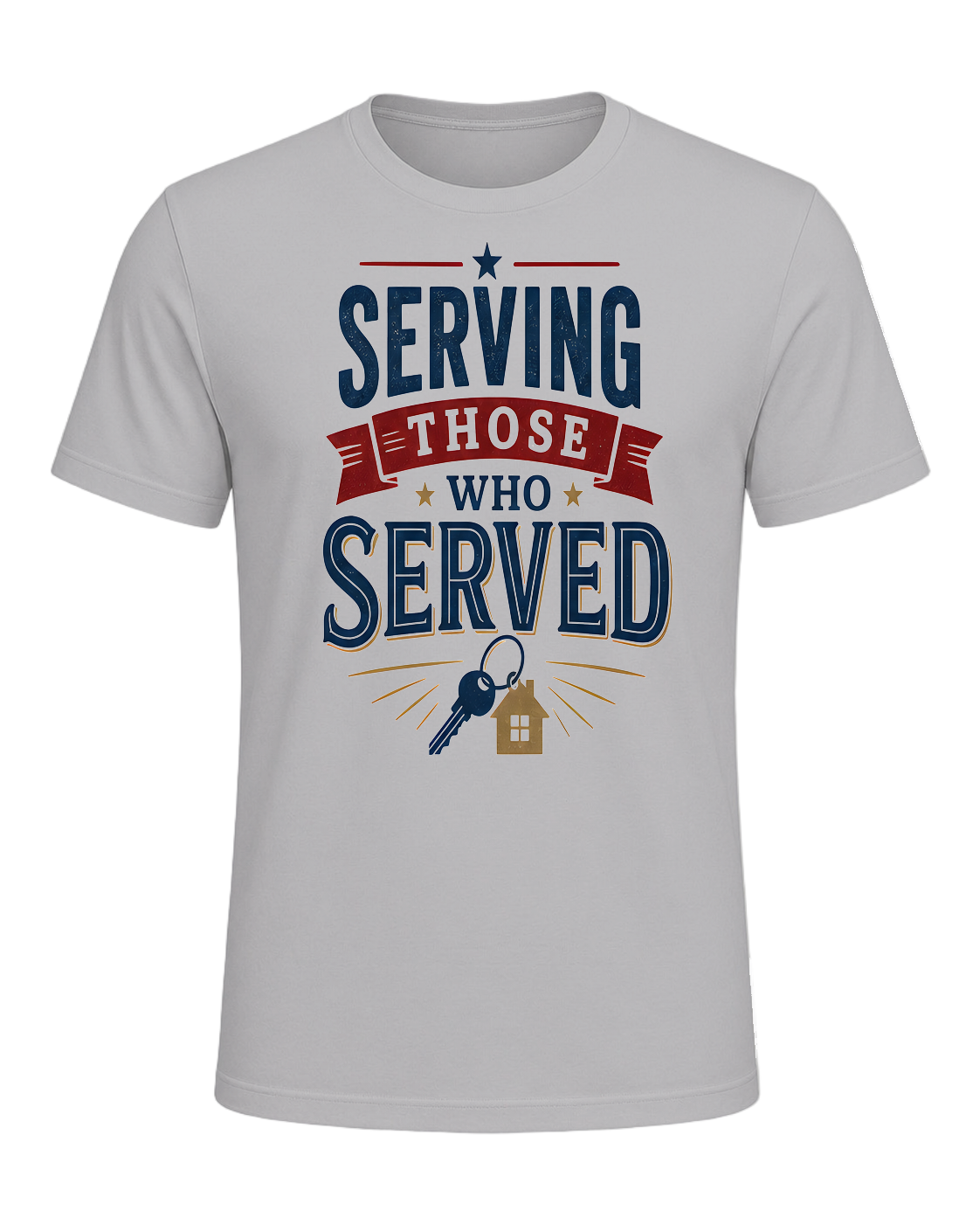 SERVING THOSE WHO SERVED — Athletic Heather