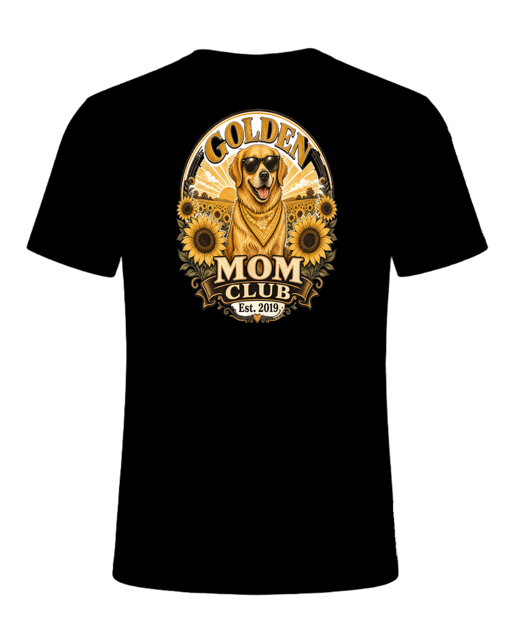 Golden Retriever Mom — Black
