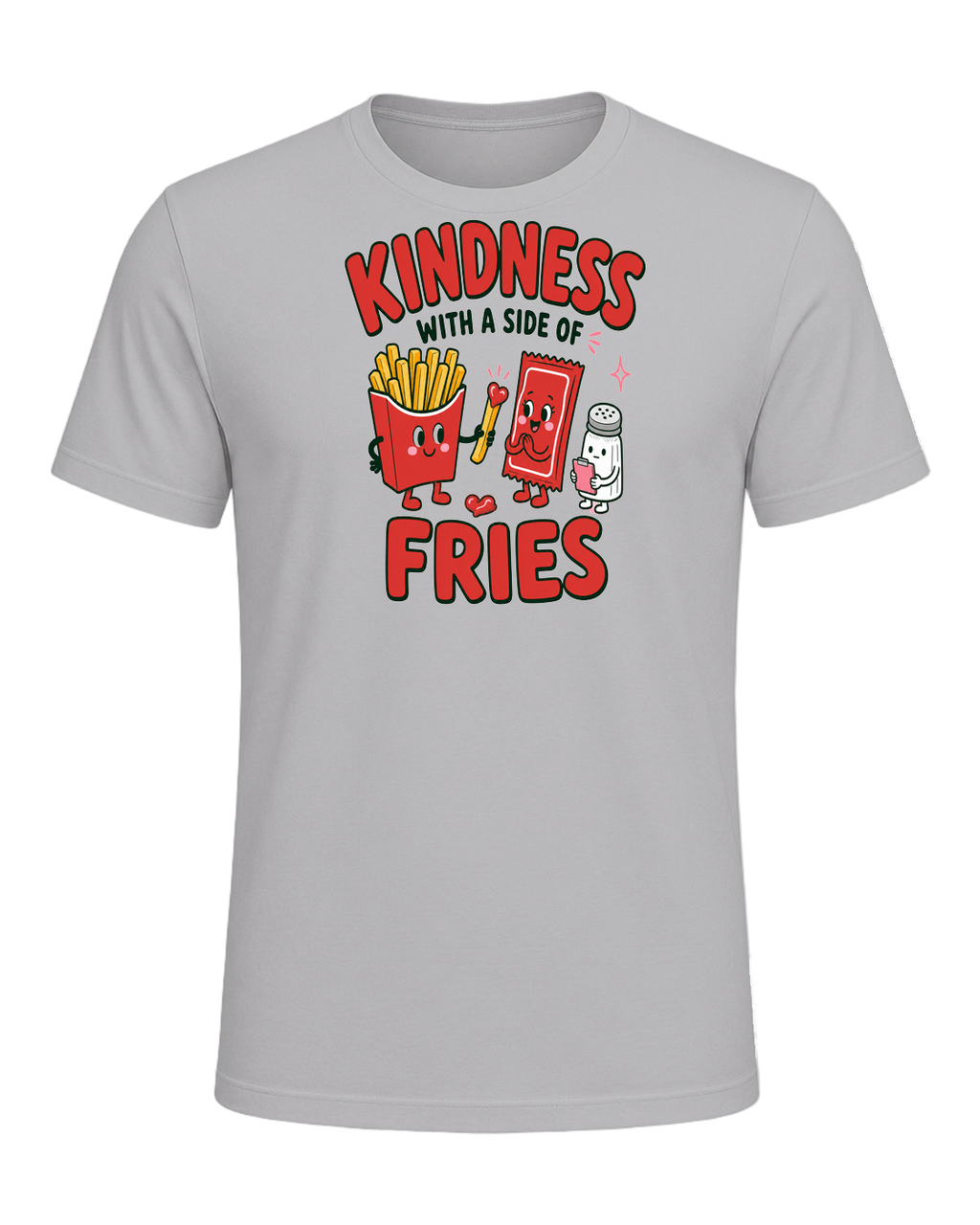 KINDNESS WITH A SIDE OF FRIES — Athletic Heather