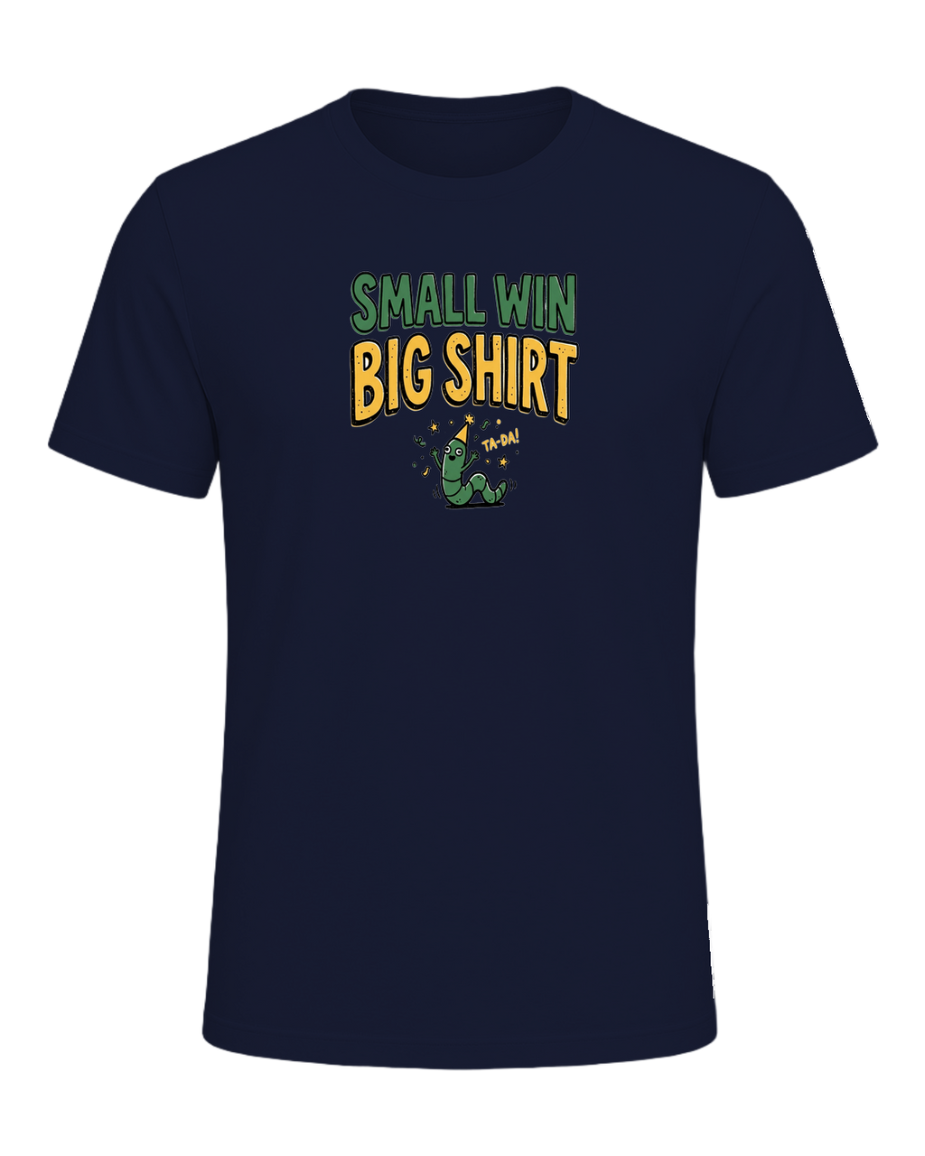 SMALL WIN BIG SHIRT — Navy