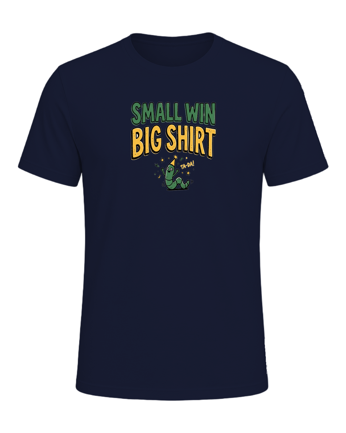 SMALL WIN BIG SHIRT — Navy