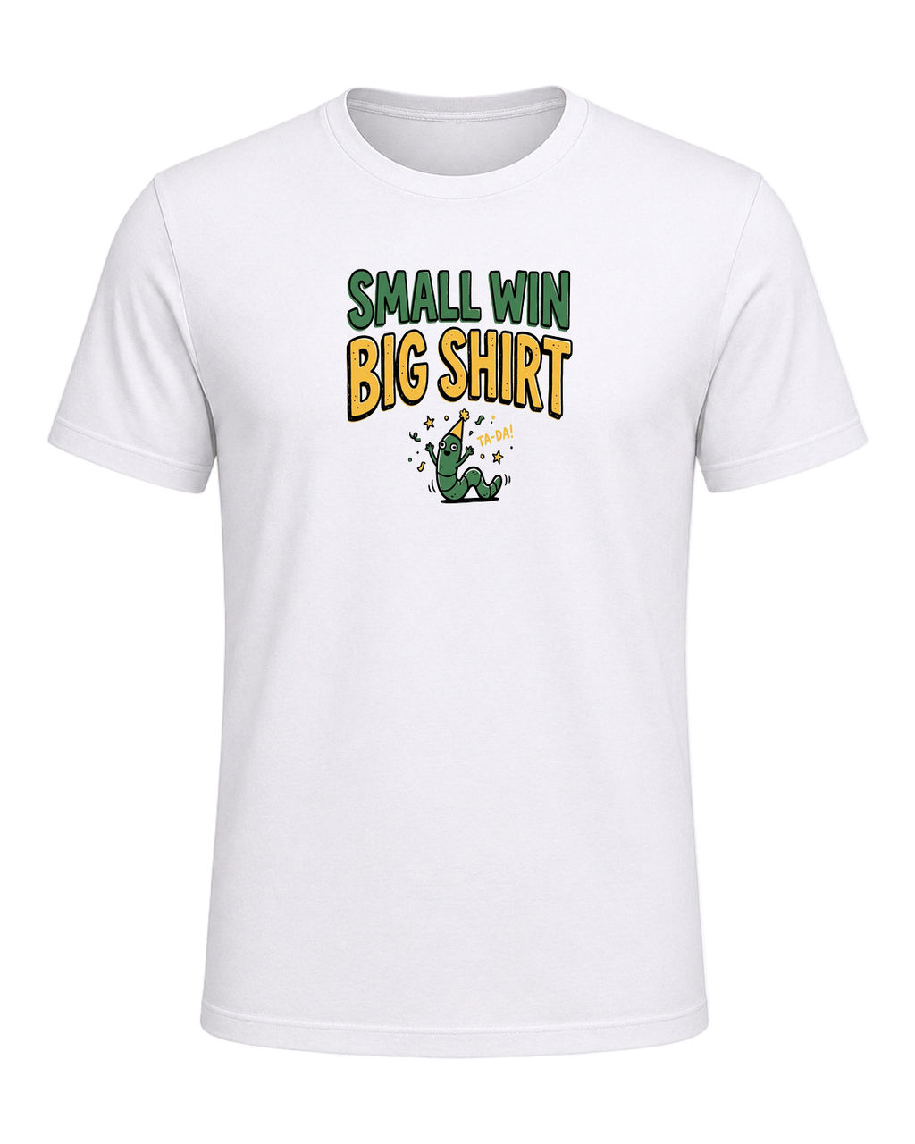 SMALL WIN BIG SHIRT — White