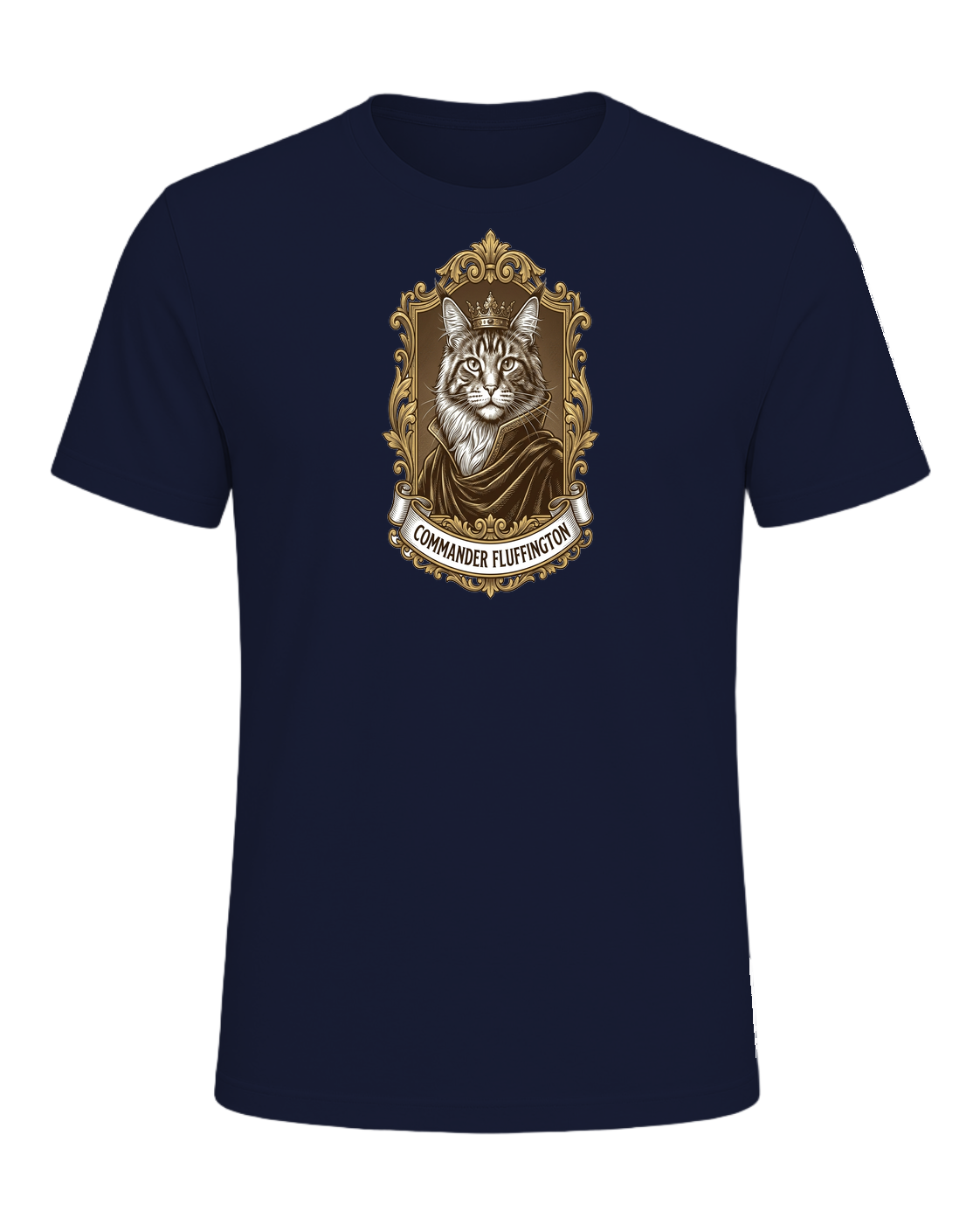 Maine Coon Royalty — Navy