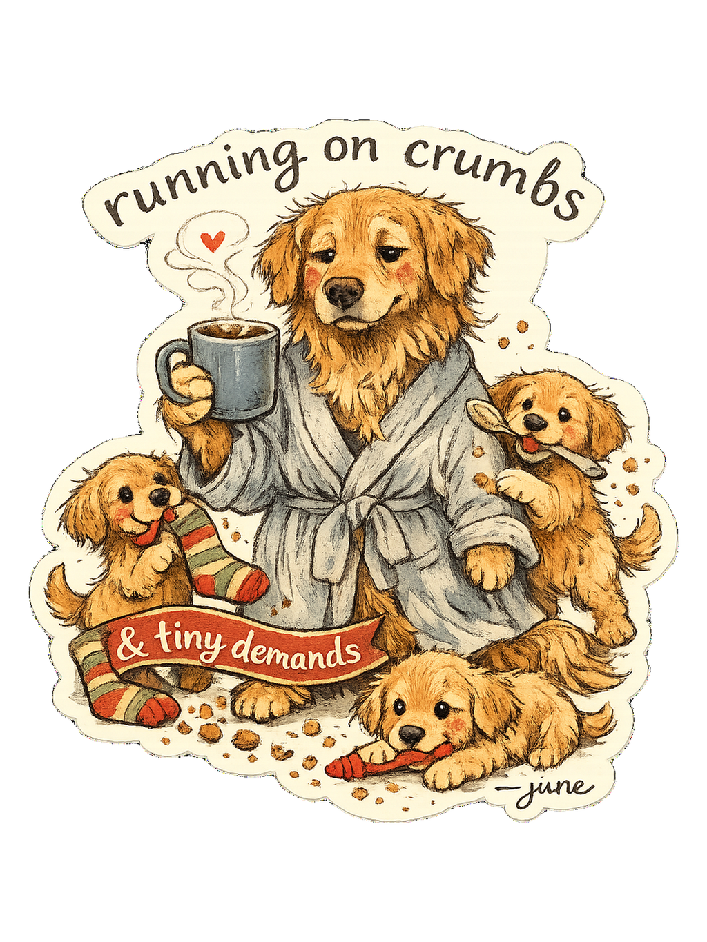 Running On Crumbs & Tiny Demands Tee
