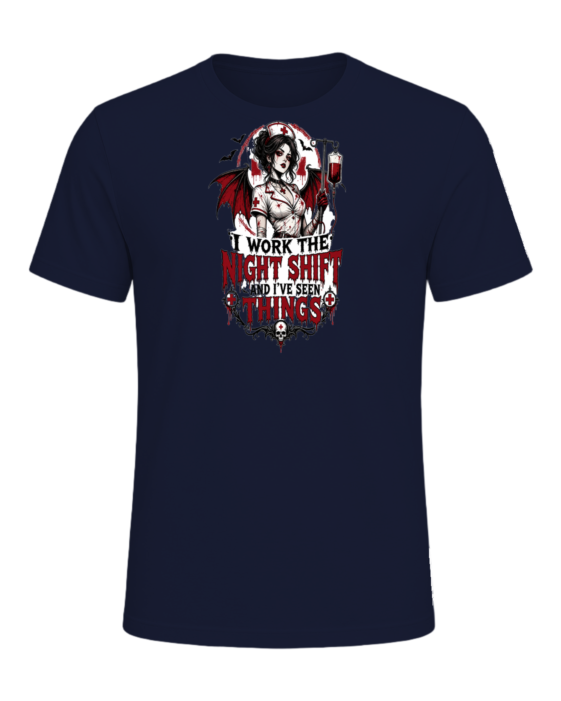 Nurse Night Shift Spooky — Navy
