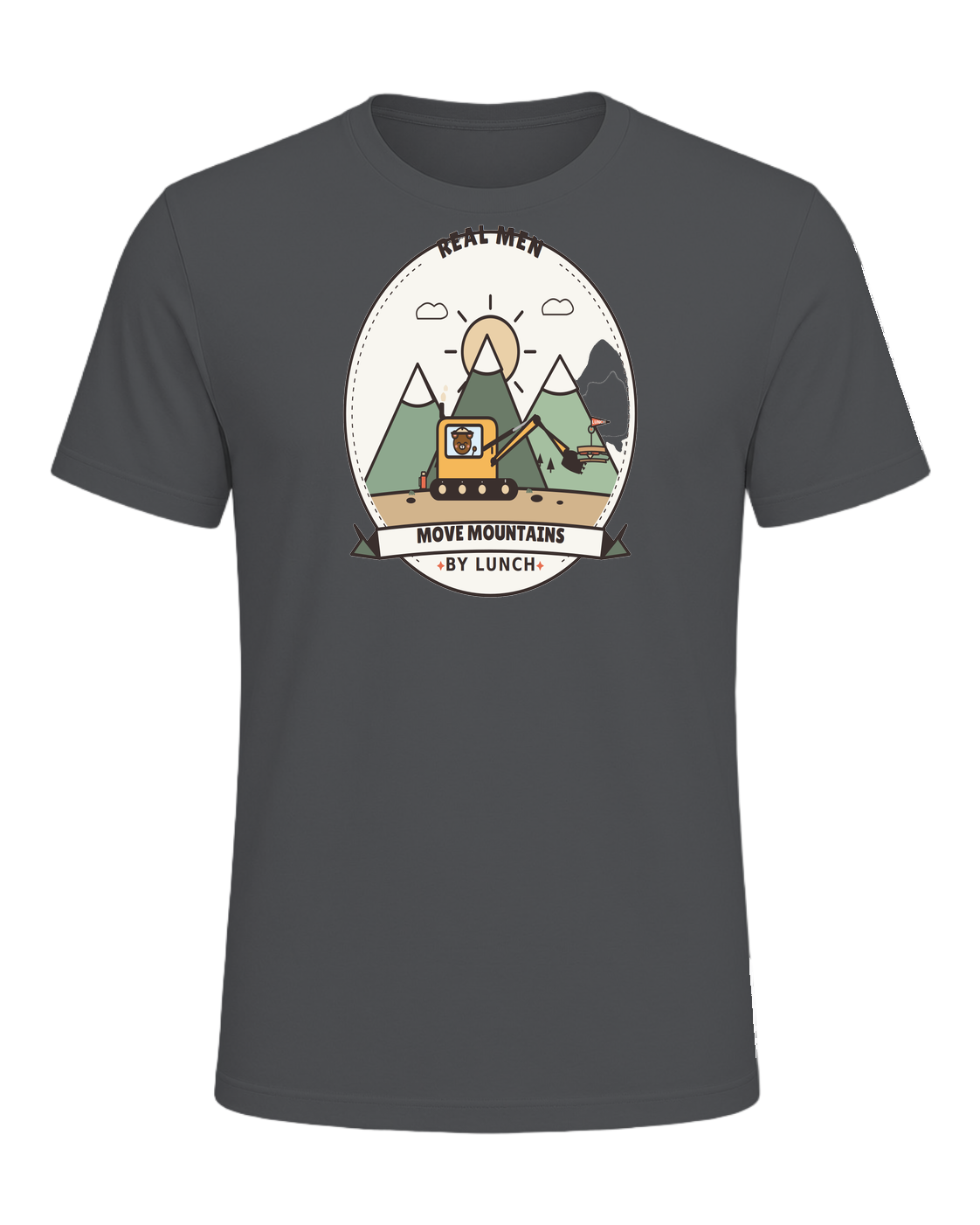 Real men move mountains by lunch — Asphalt