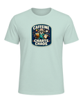 Caffeine Charts Chaos Tee — Heather Prism Mint