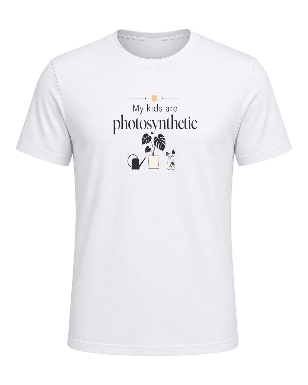 My kids are photosynthetic — White