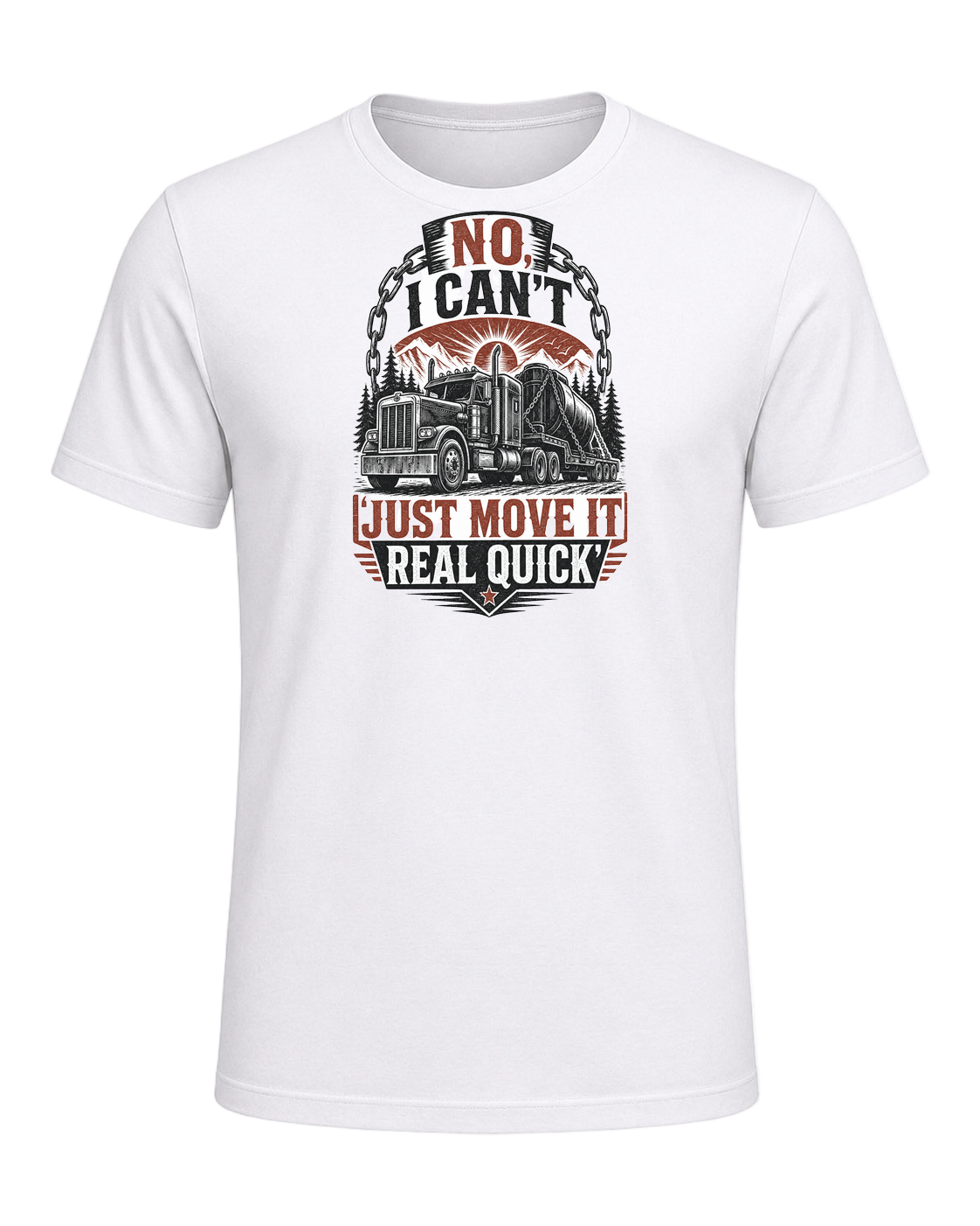 No, I can't 'just move it real quick' — White