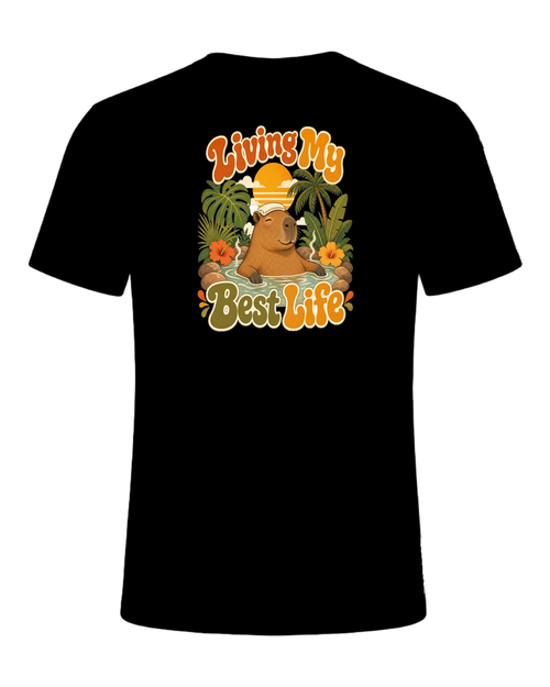 Capybara Chill Vibes — Black