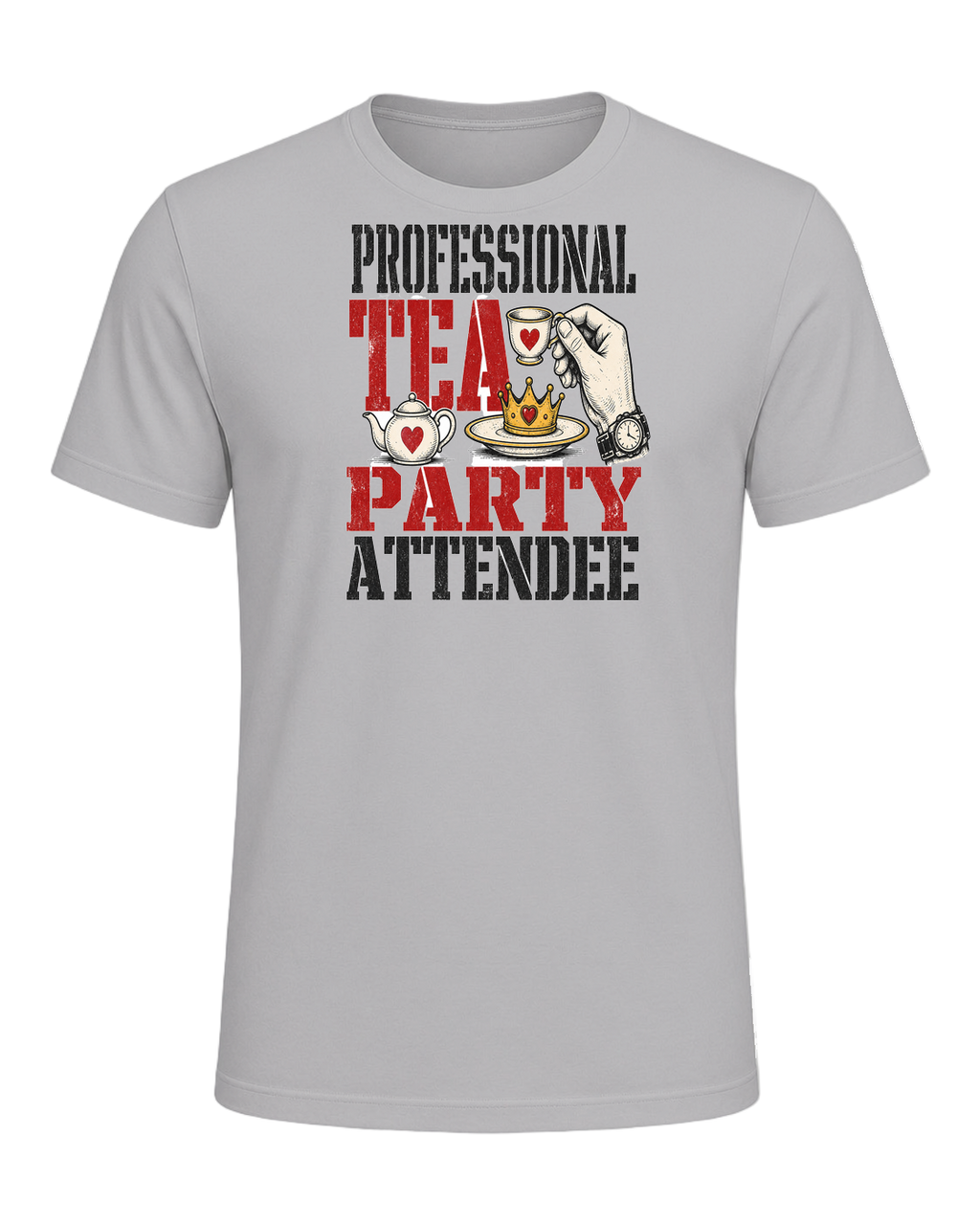 Professional tea party attendee — Athletic Heather