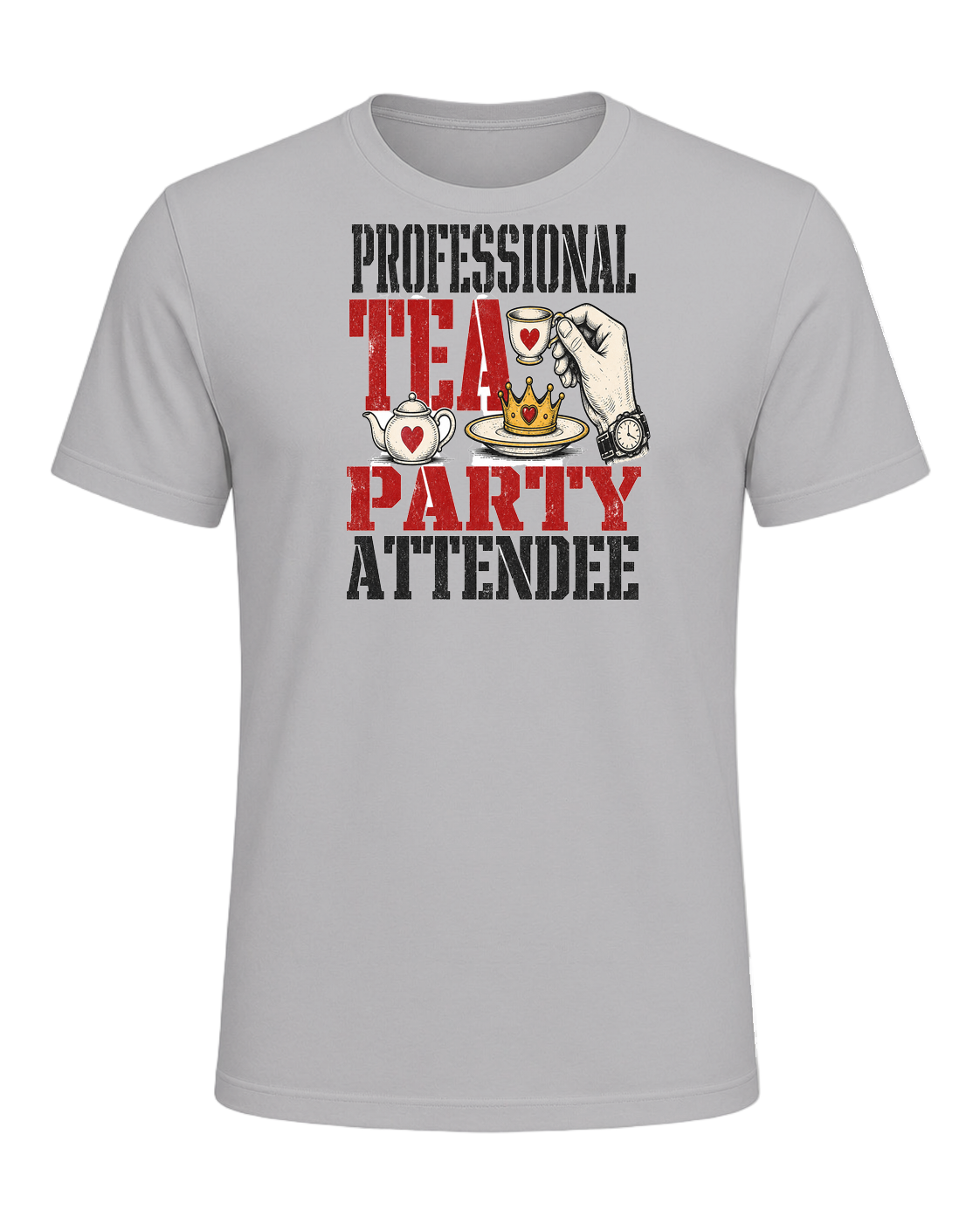 Professional tea party attendee — Athletic Heather
