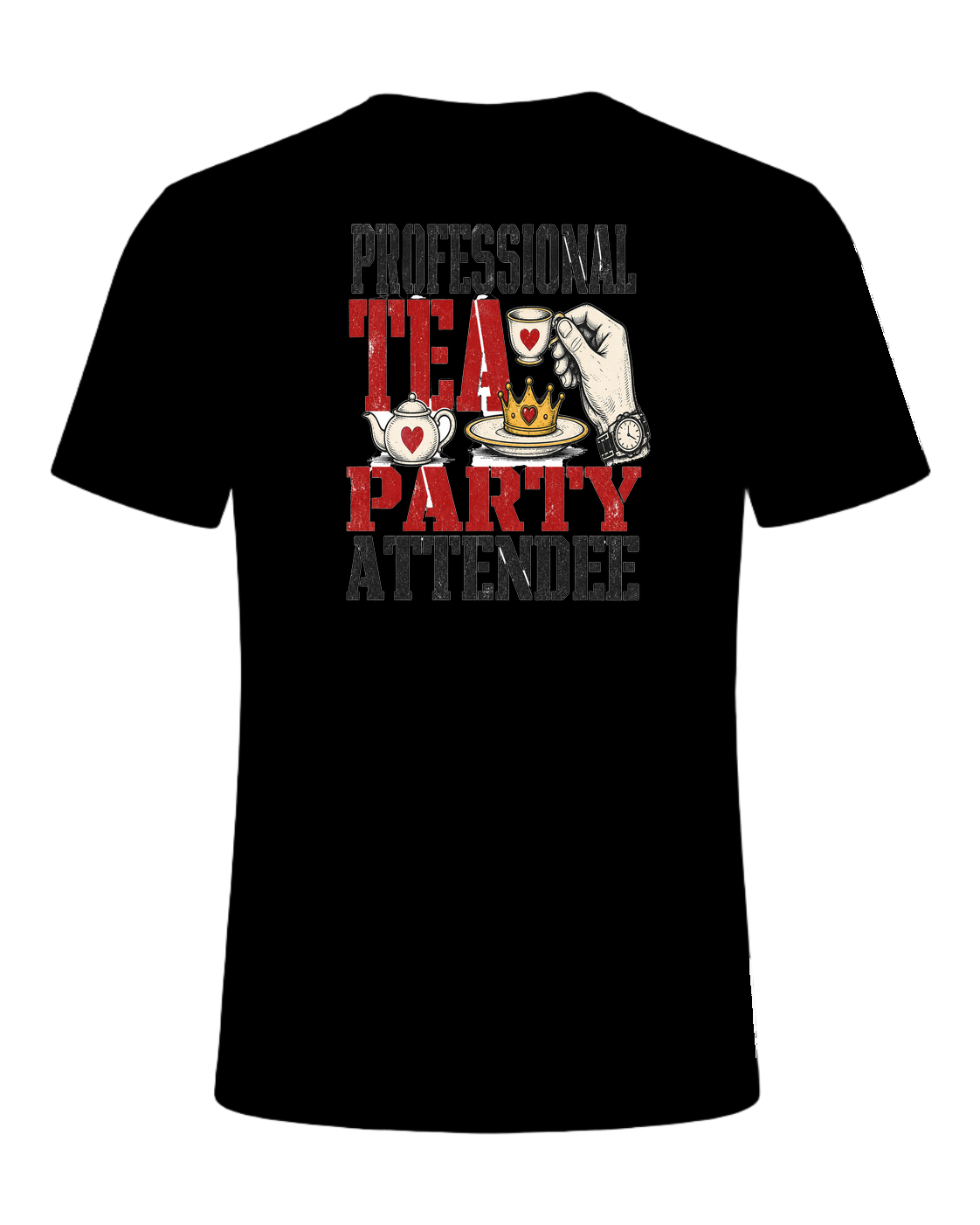 Professional tea party attendee — Black