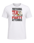 Professional tea party attendee — White