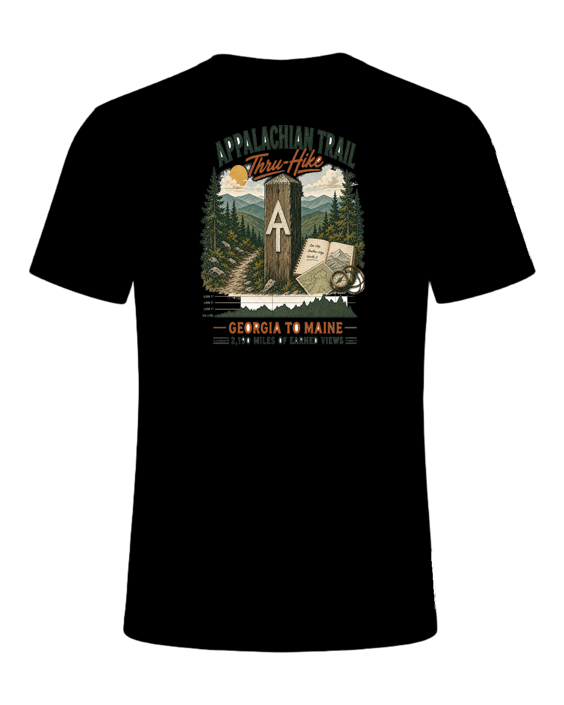 Appalachian Trail Thru-Hike — Black
