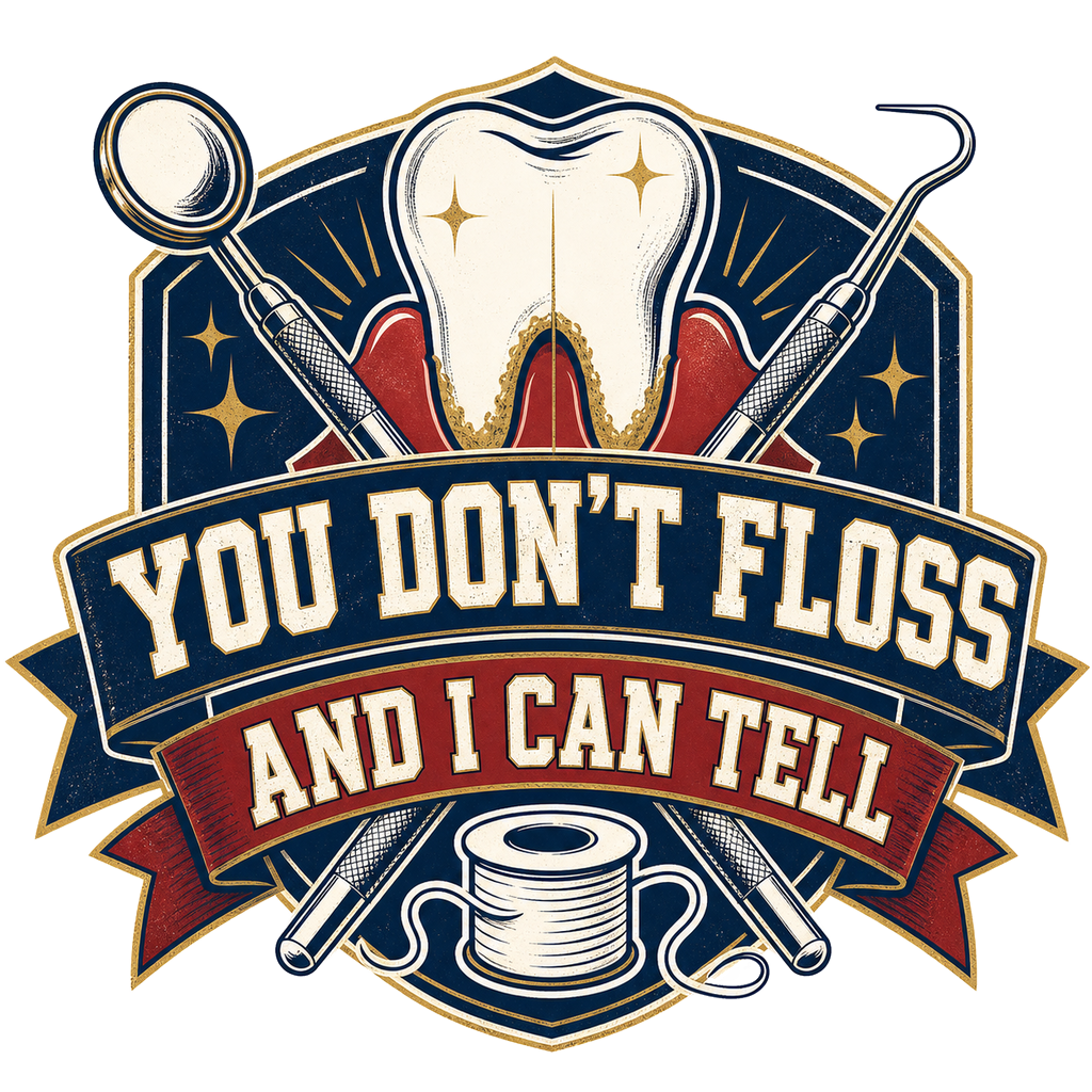 YOU DON'T FLOSS AND I CAN TELL