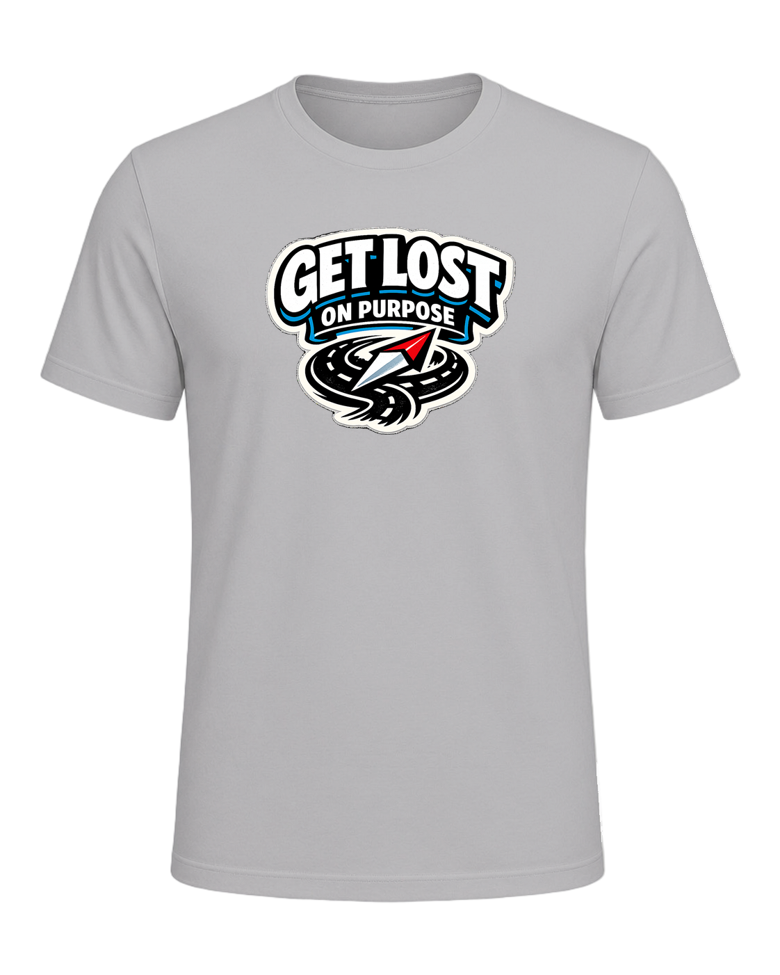Get Lost On Purpose Tee — Athletic Heather