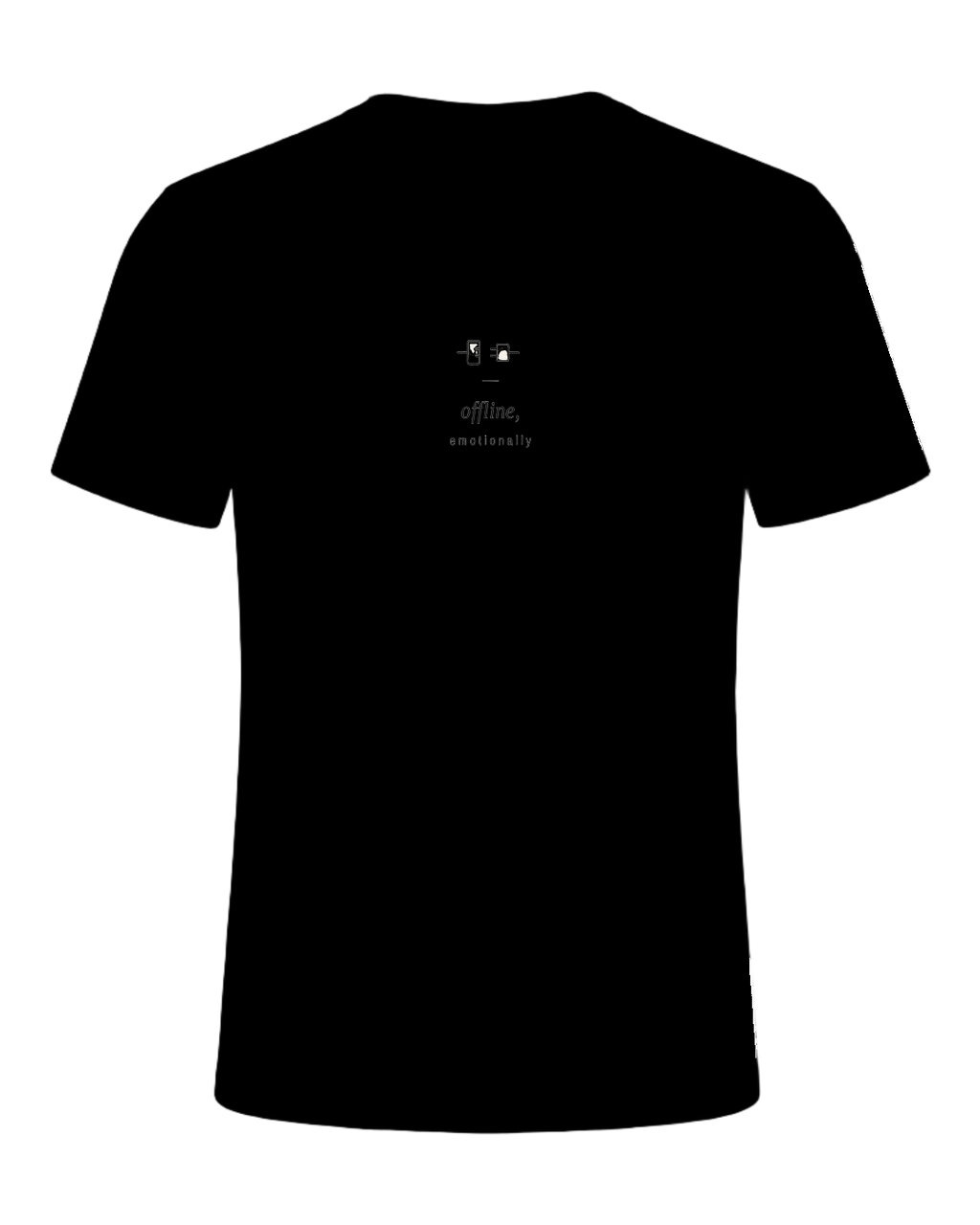offline, emotionally — Black