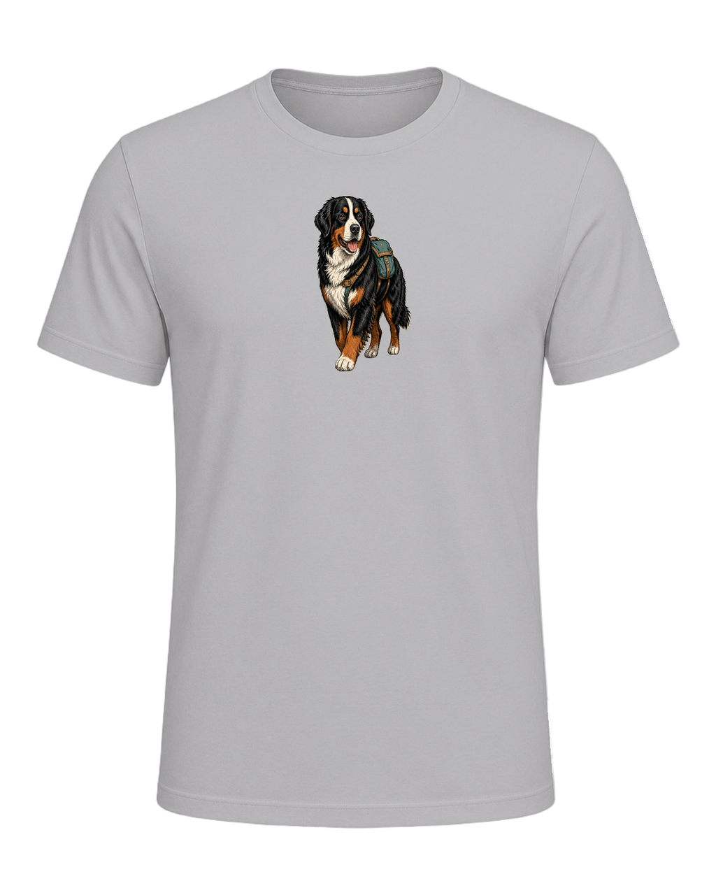 Bernese Mountain Dog Hiking — Athletic Heather
