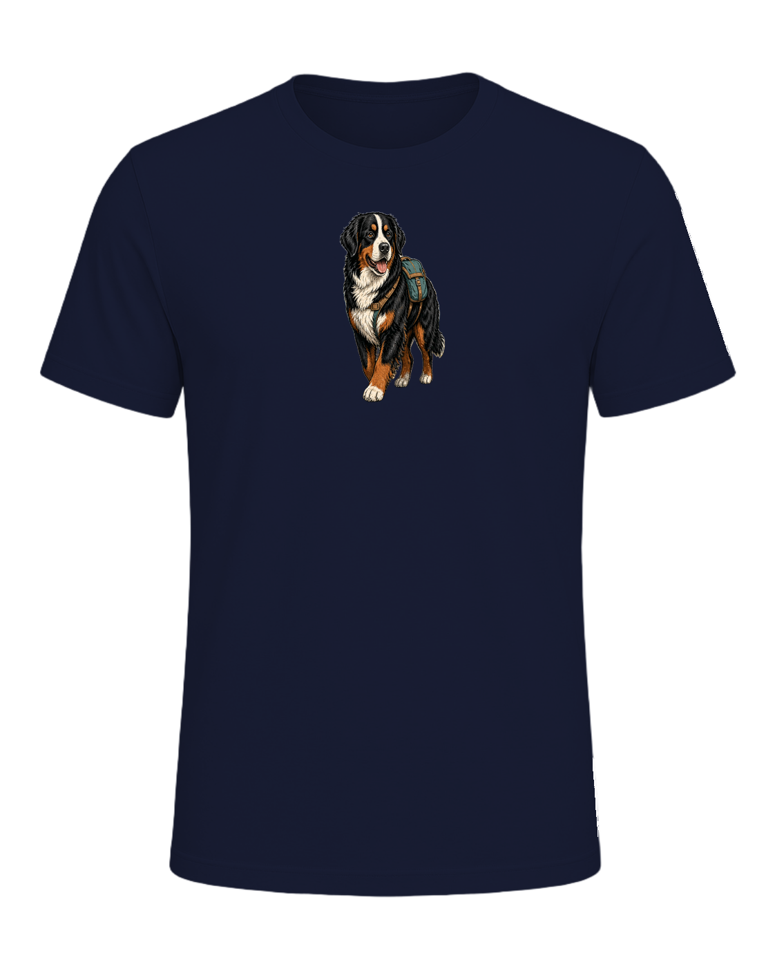 Bernese Mountain Dog Hiking — Navy