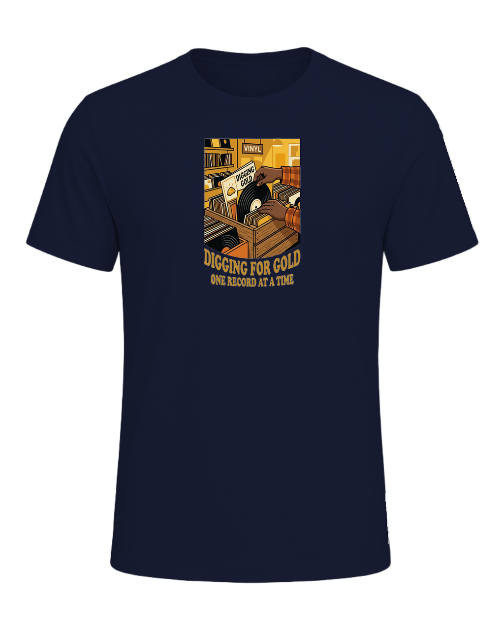 Vinyl Record Digger — Navy