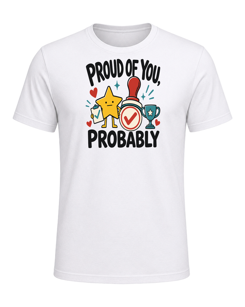 PROUD OF YOU, PROBABLY — White