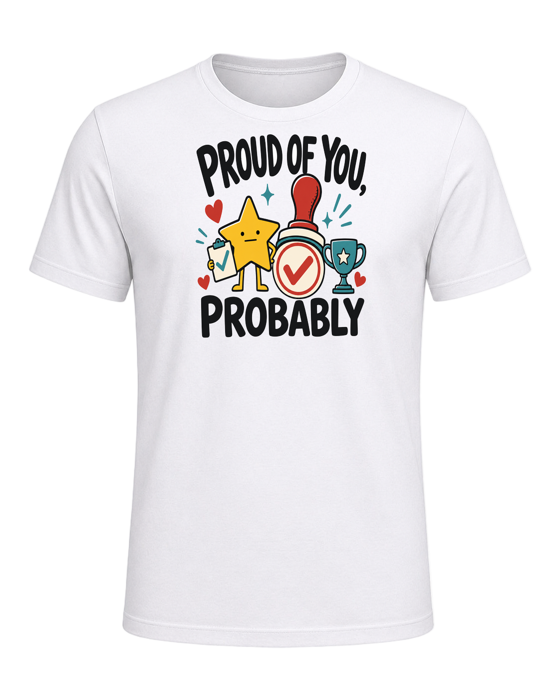 PROUD OF YOU, PROBABLY — White