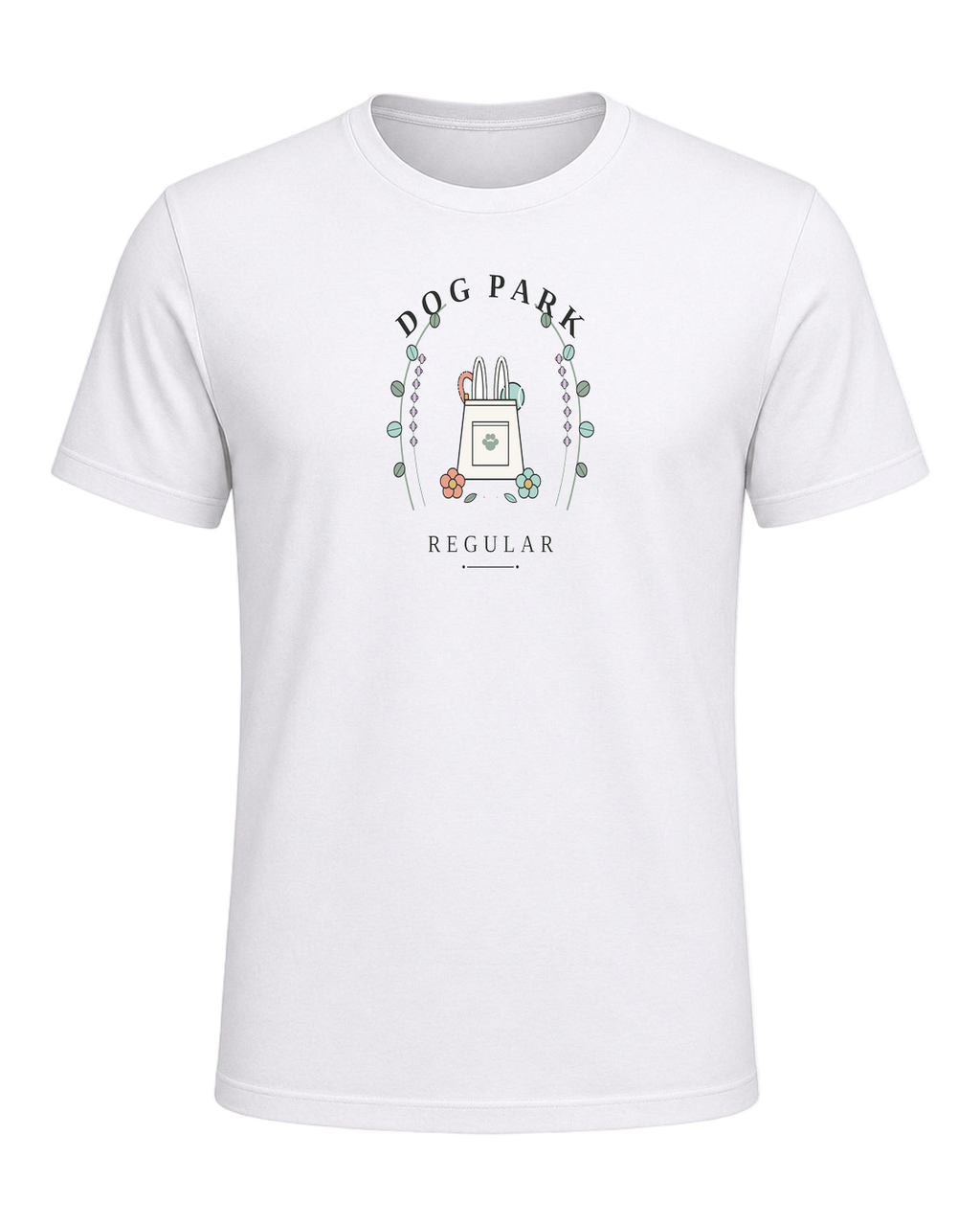 DOG PARK REGULAR — White