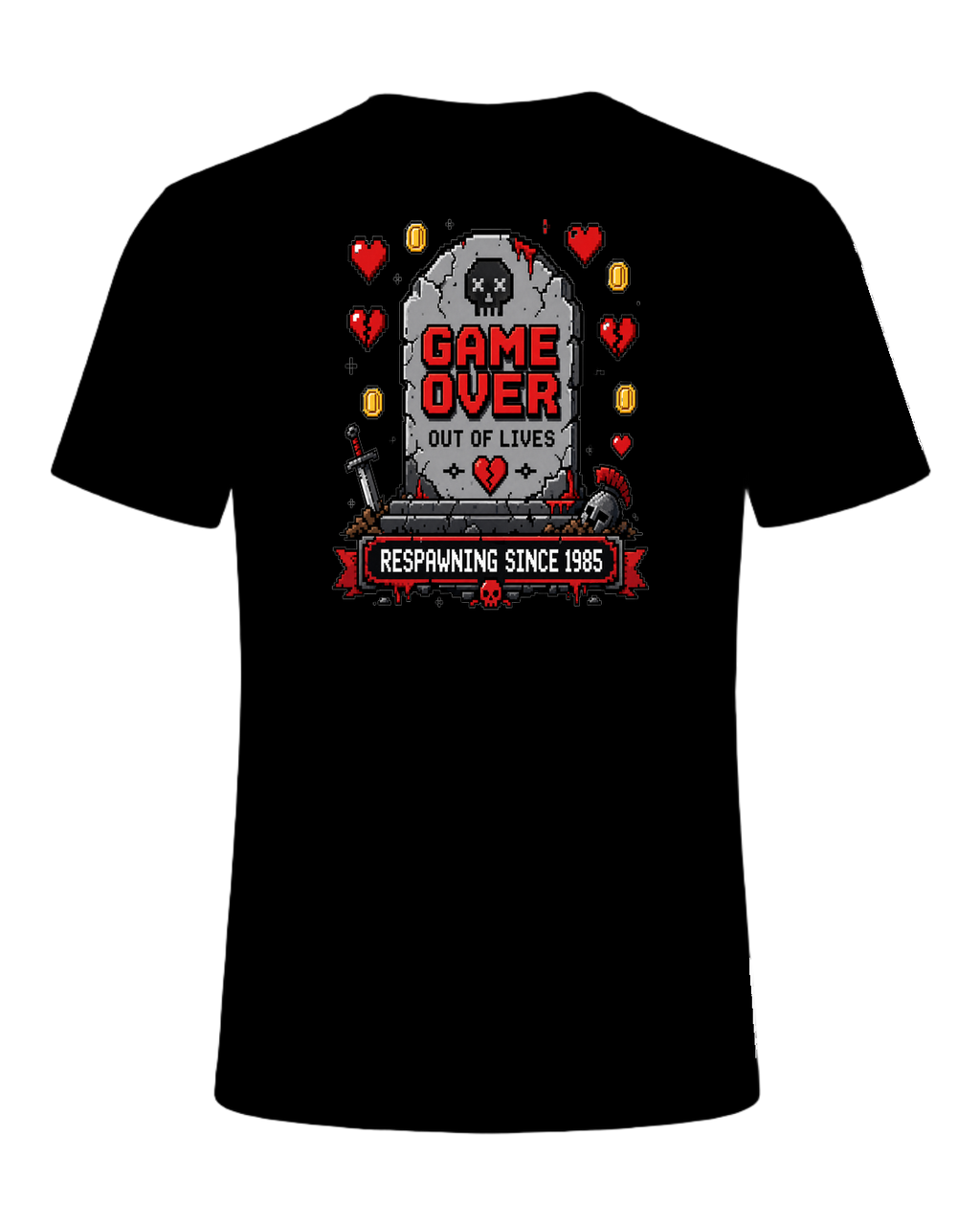 Game Over Humor — Black