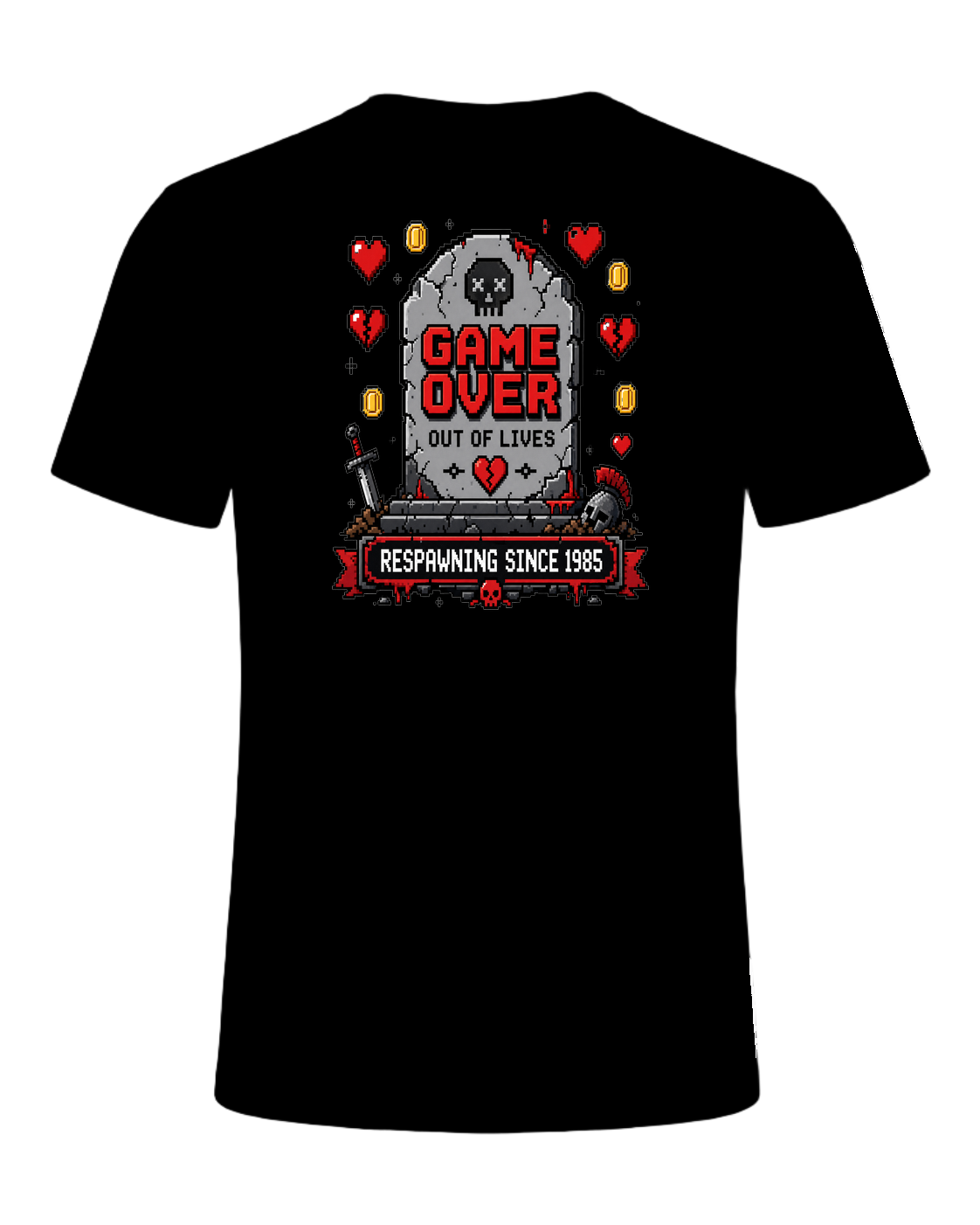 Game Over Humor — Black