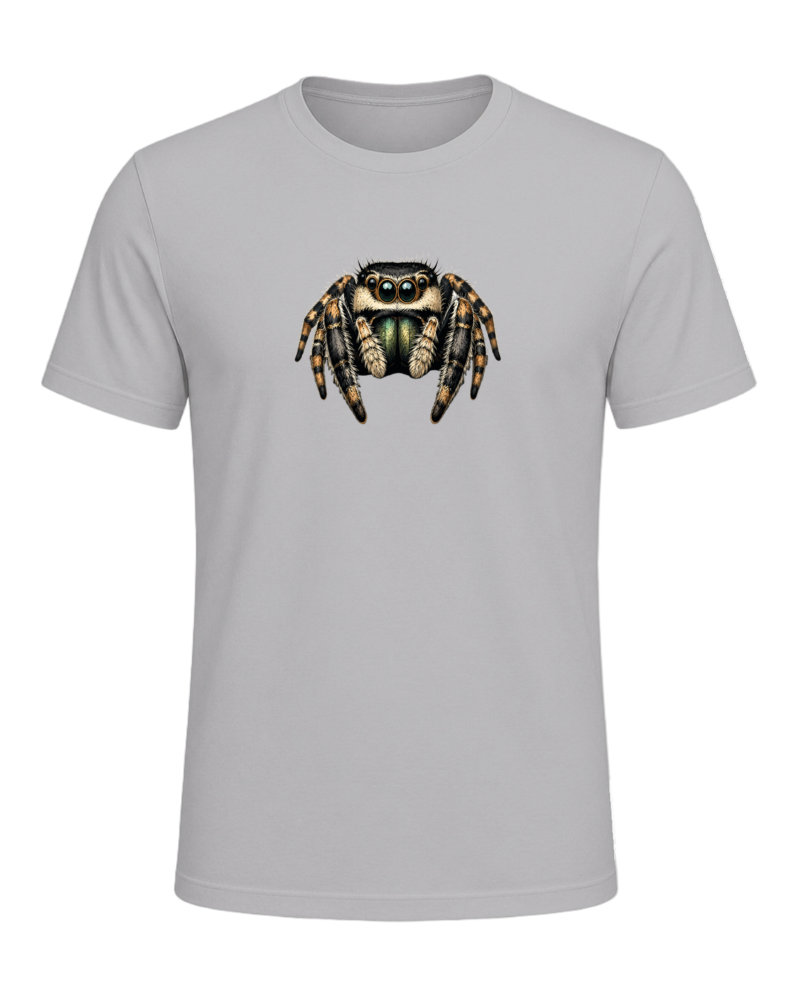 Jumping Spider Close-up Art — Athletic Heather