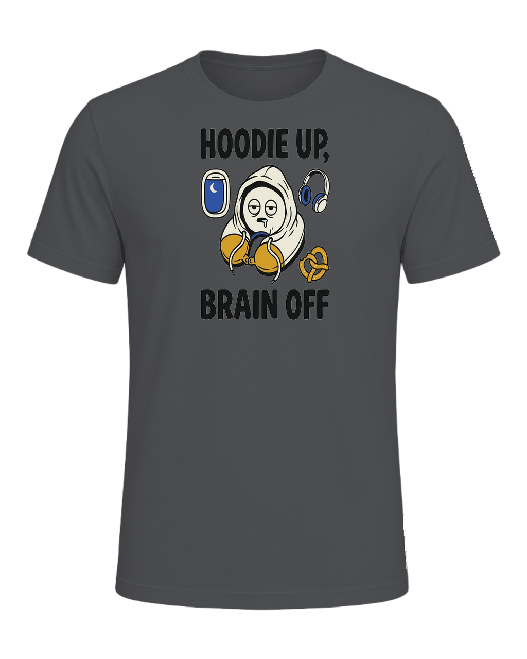 HOODIE UP, BRAIN OFF — Asphalt