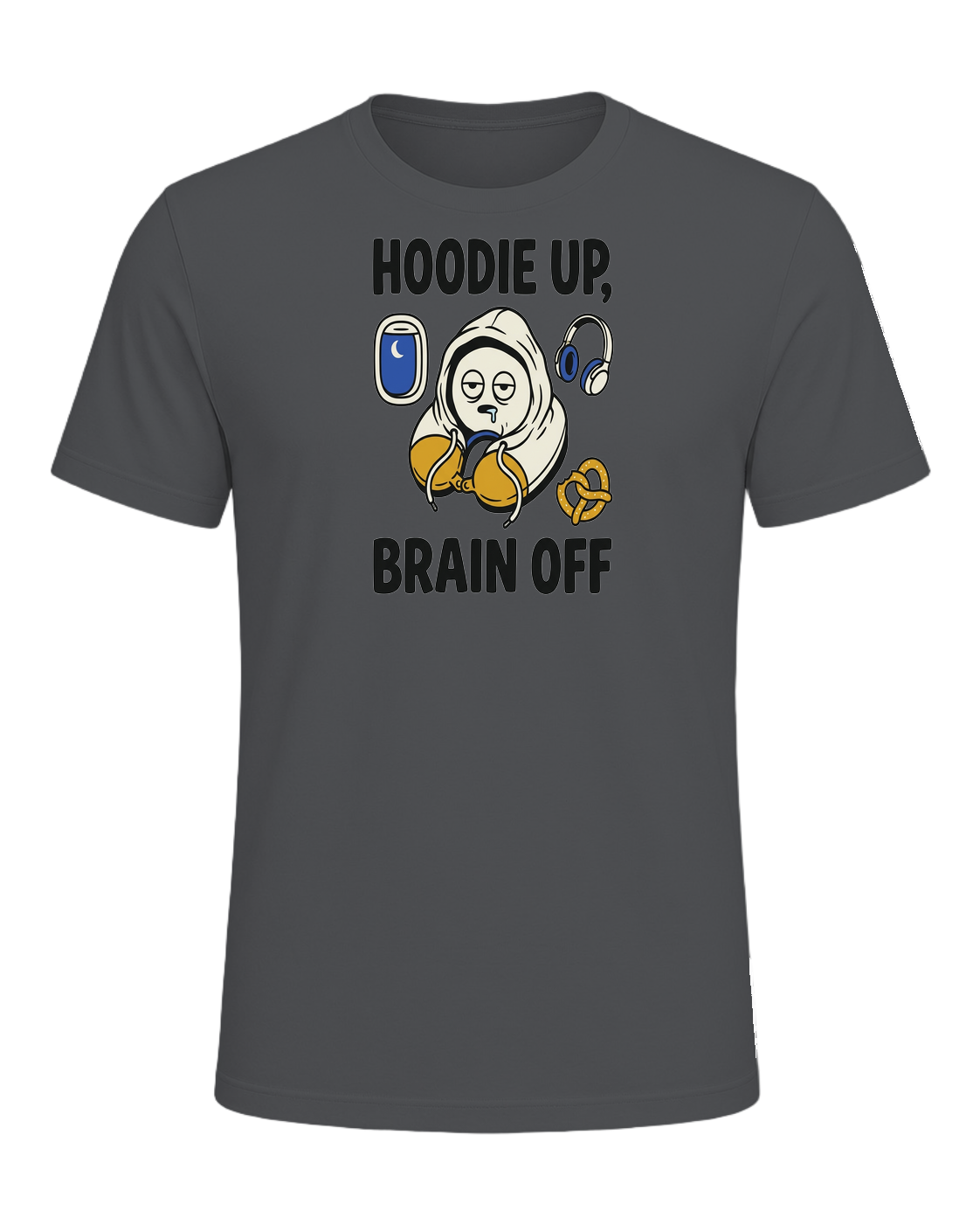 HOODIE UP, BRAIN OFF — Asphalt