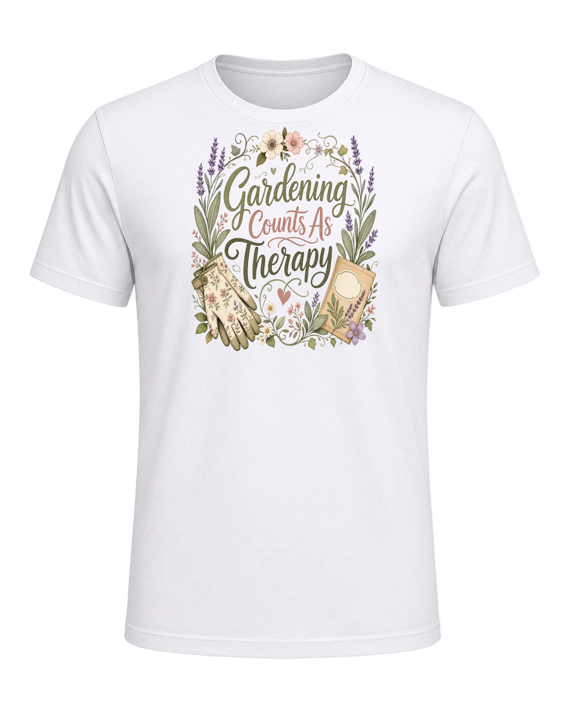 Gardening Counts As Therapy — White
