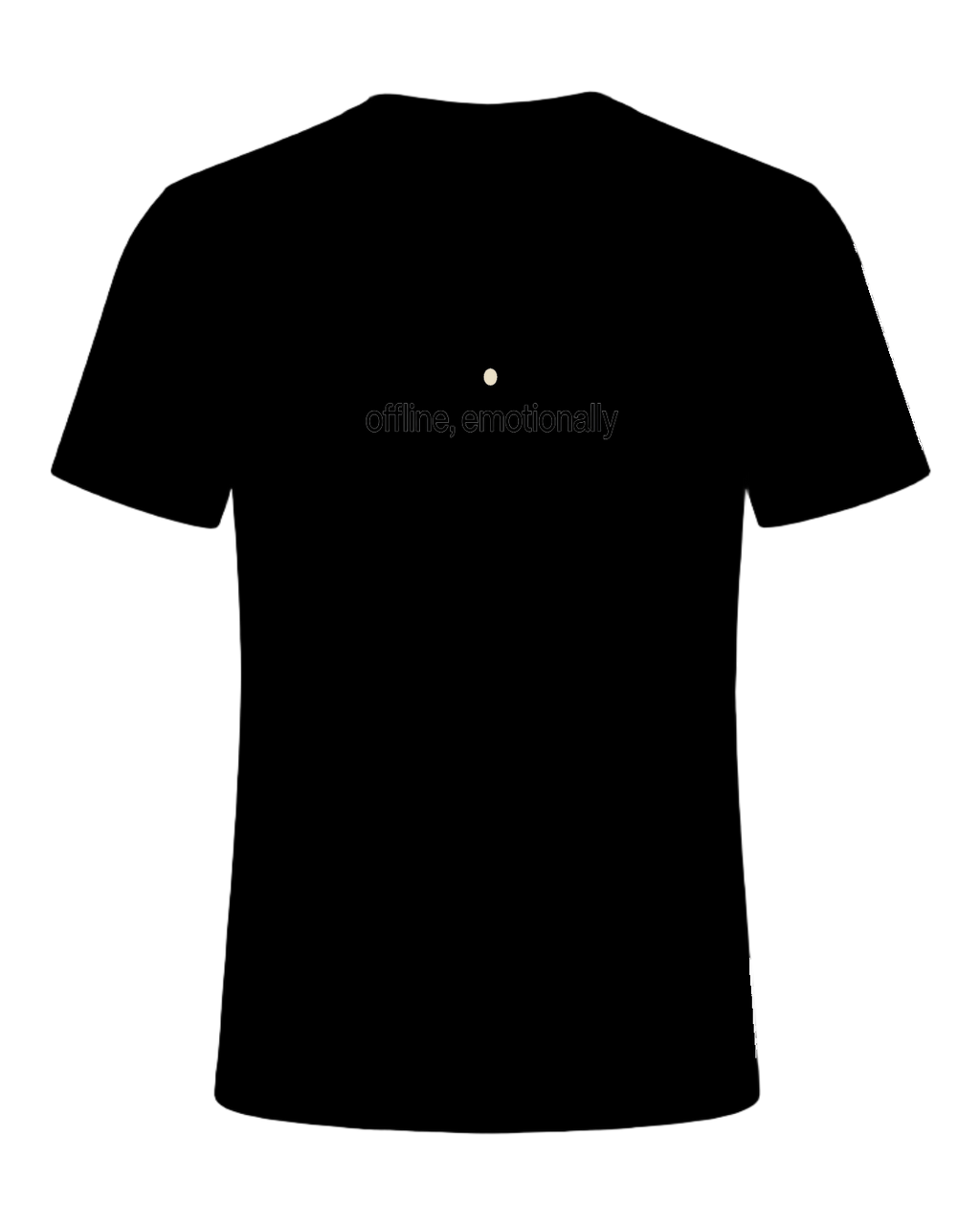 offline, emotionally — Black
