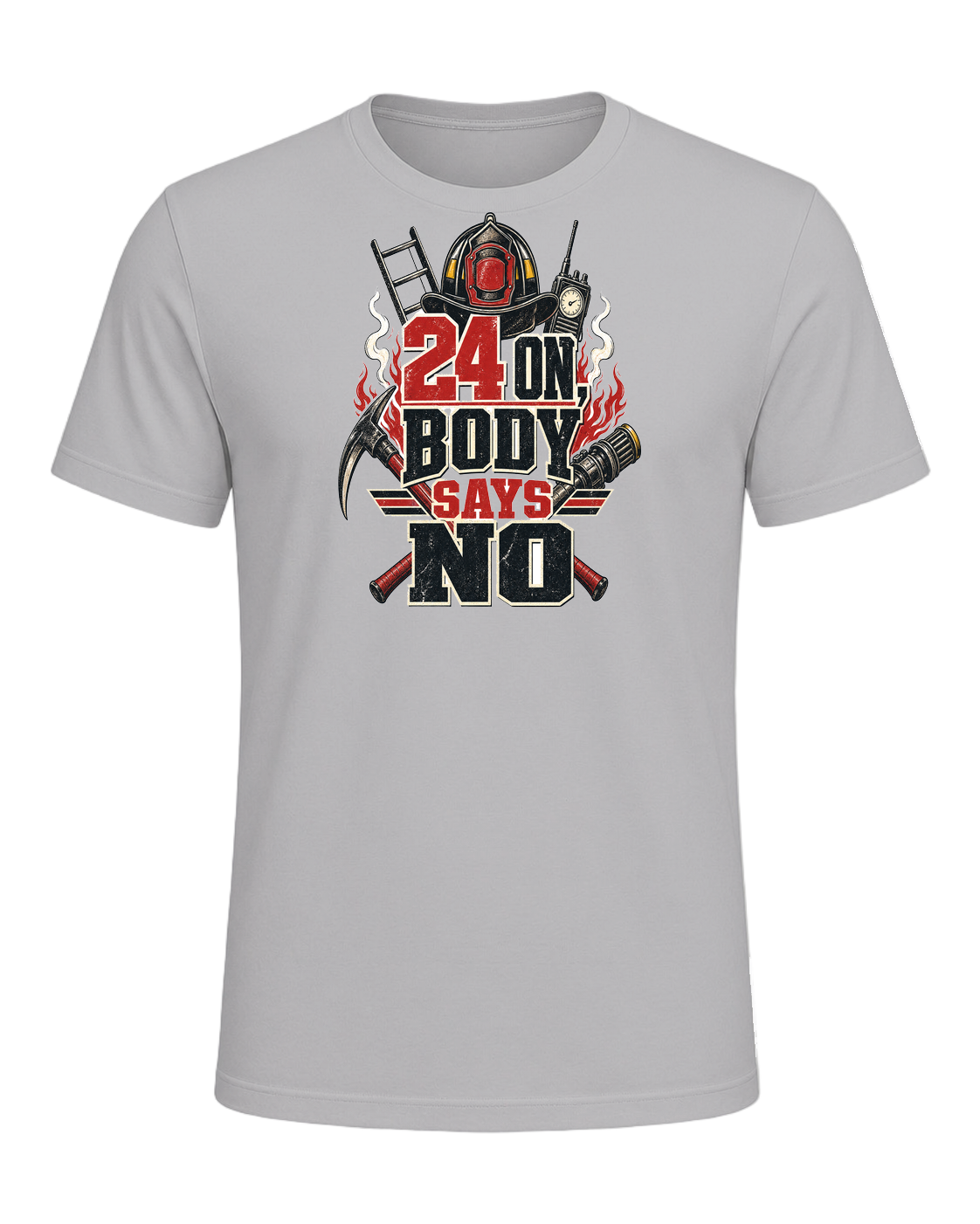 24 on, body says no — Athletic Heather